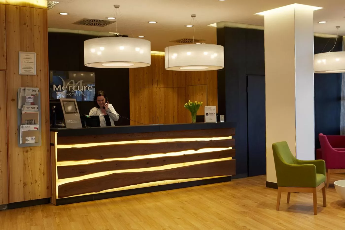 Lobby or reception in Mercure Hotel am Messeplatz Offenburg