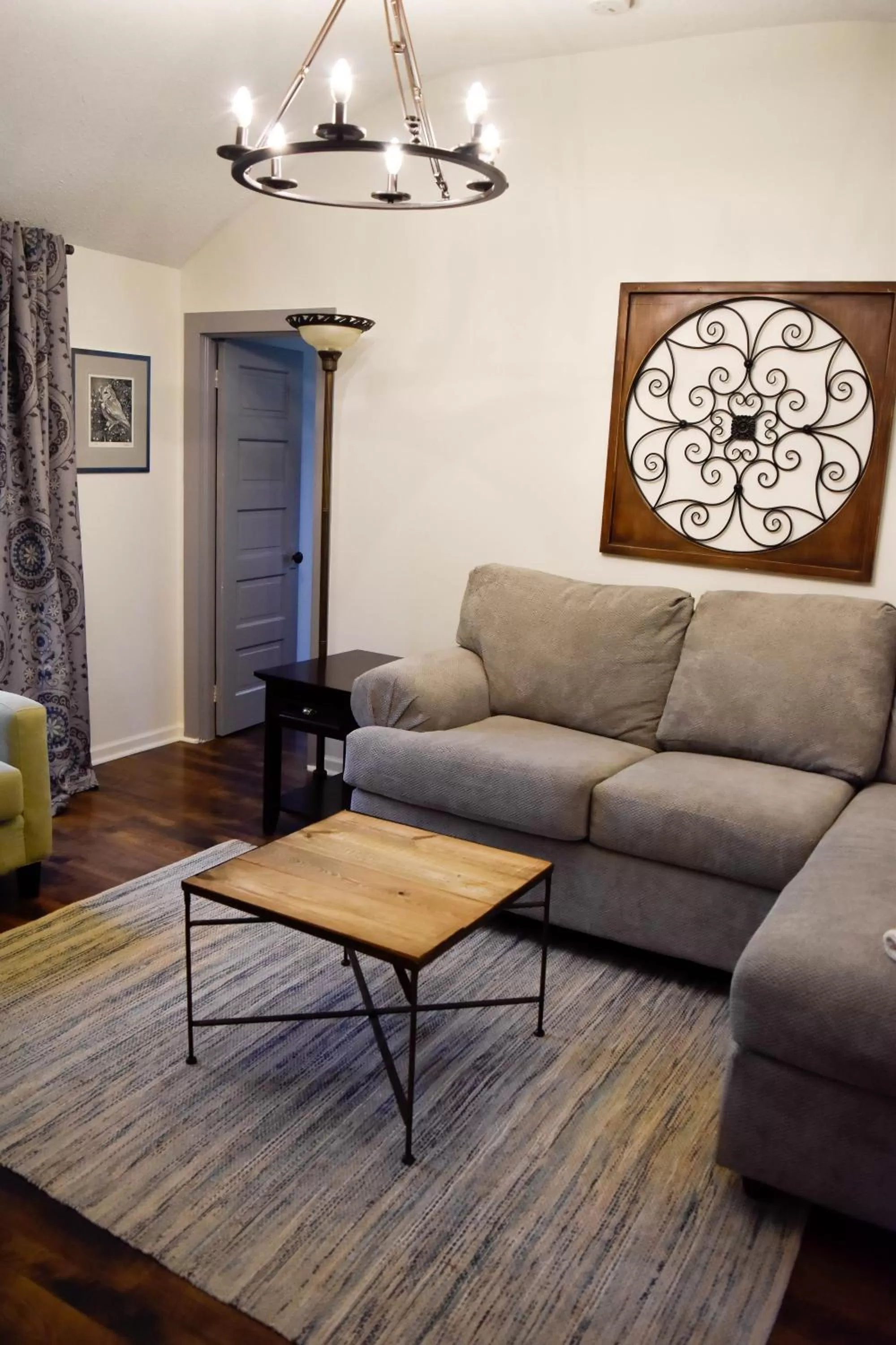 Living room in Bramblebank Cottages