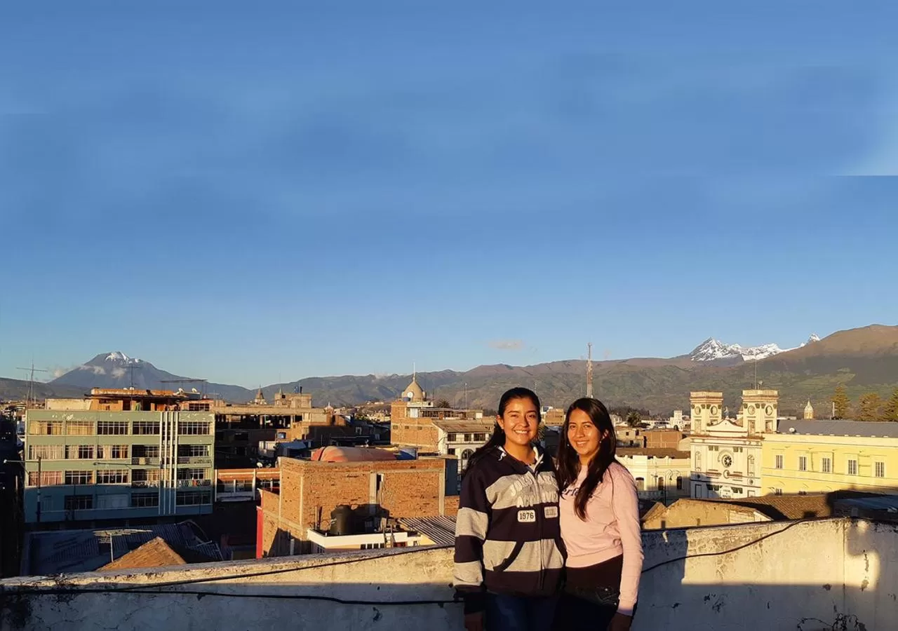 Bird's eye view in La Merced Plaza Hostal