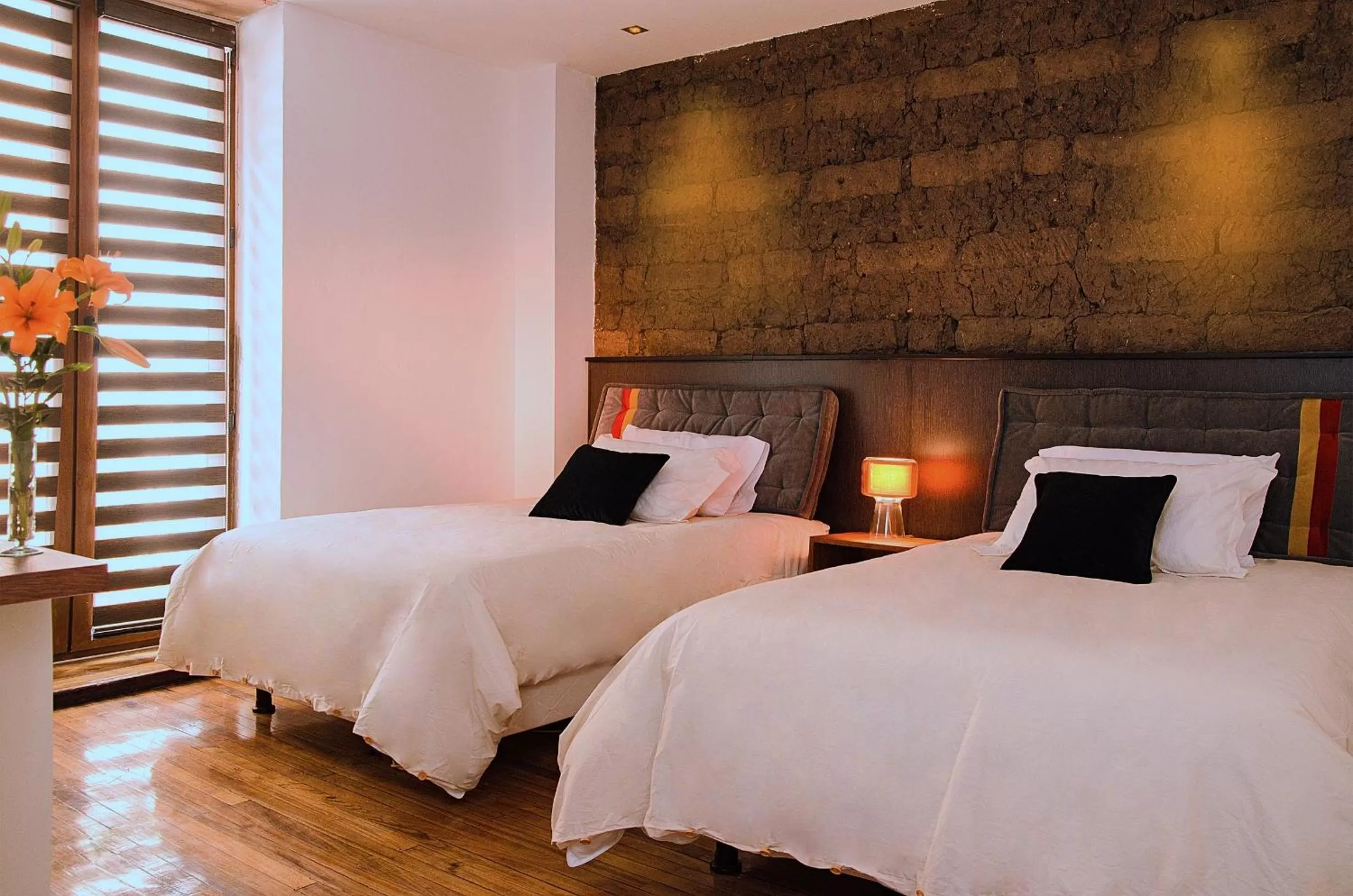 Bed in Hotel Casa Gardenia