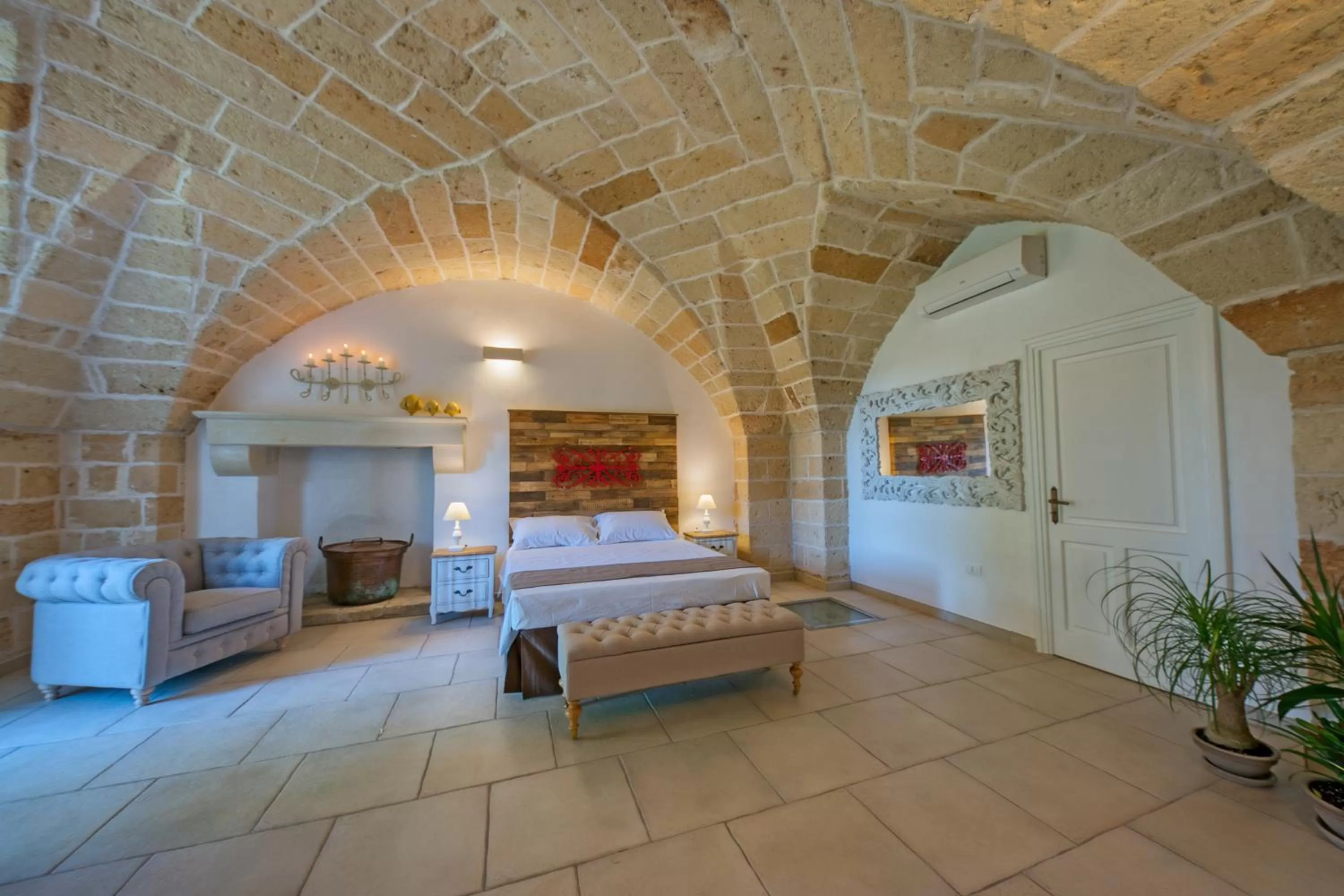 Bedroom, Bed in b&b Casale Vecchio Lecce