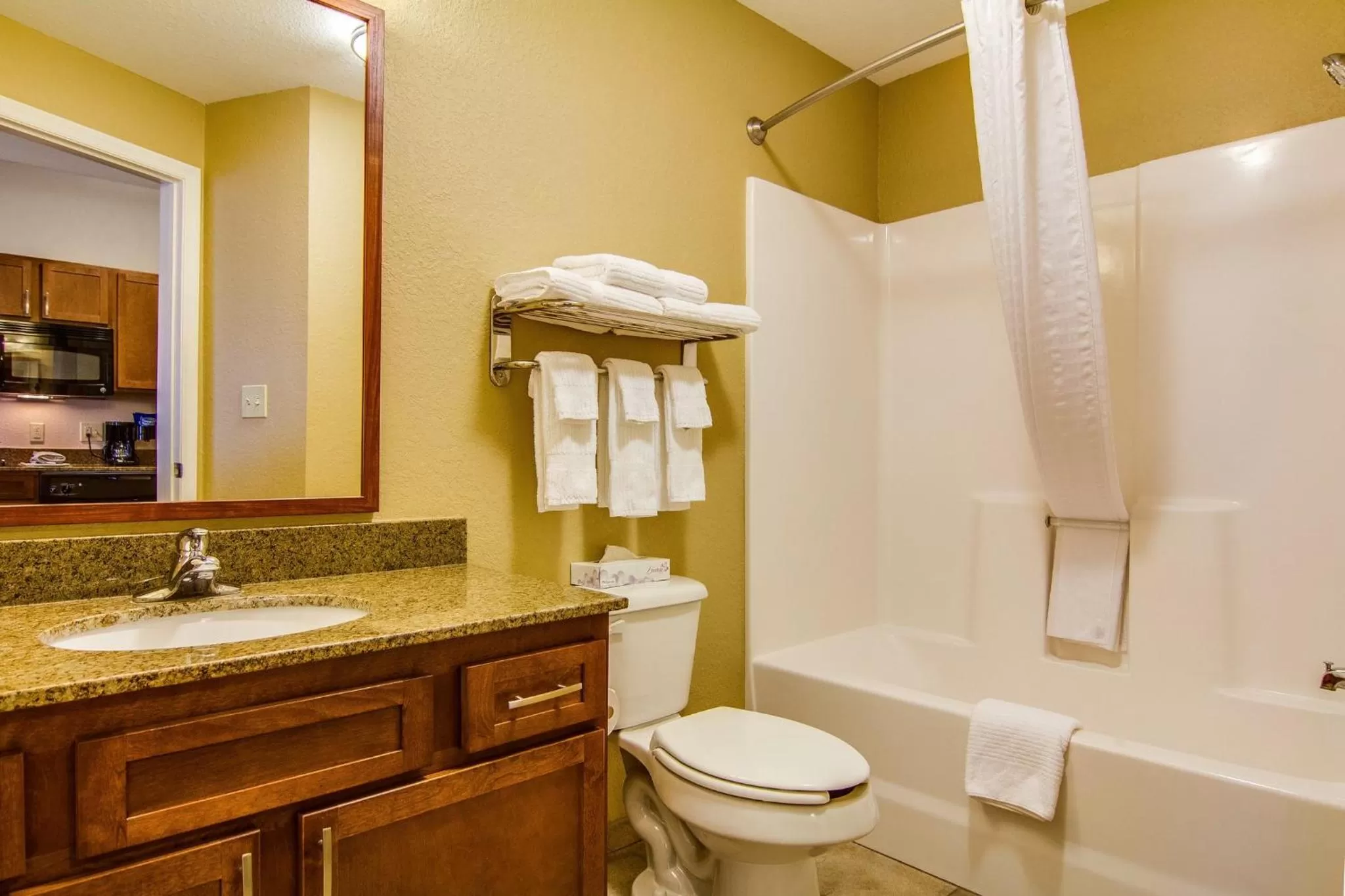 Bathroom in Candlewood Suites Jacksonville East Merril Road by IHG