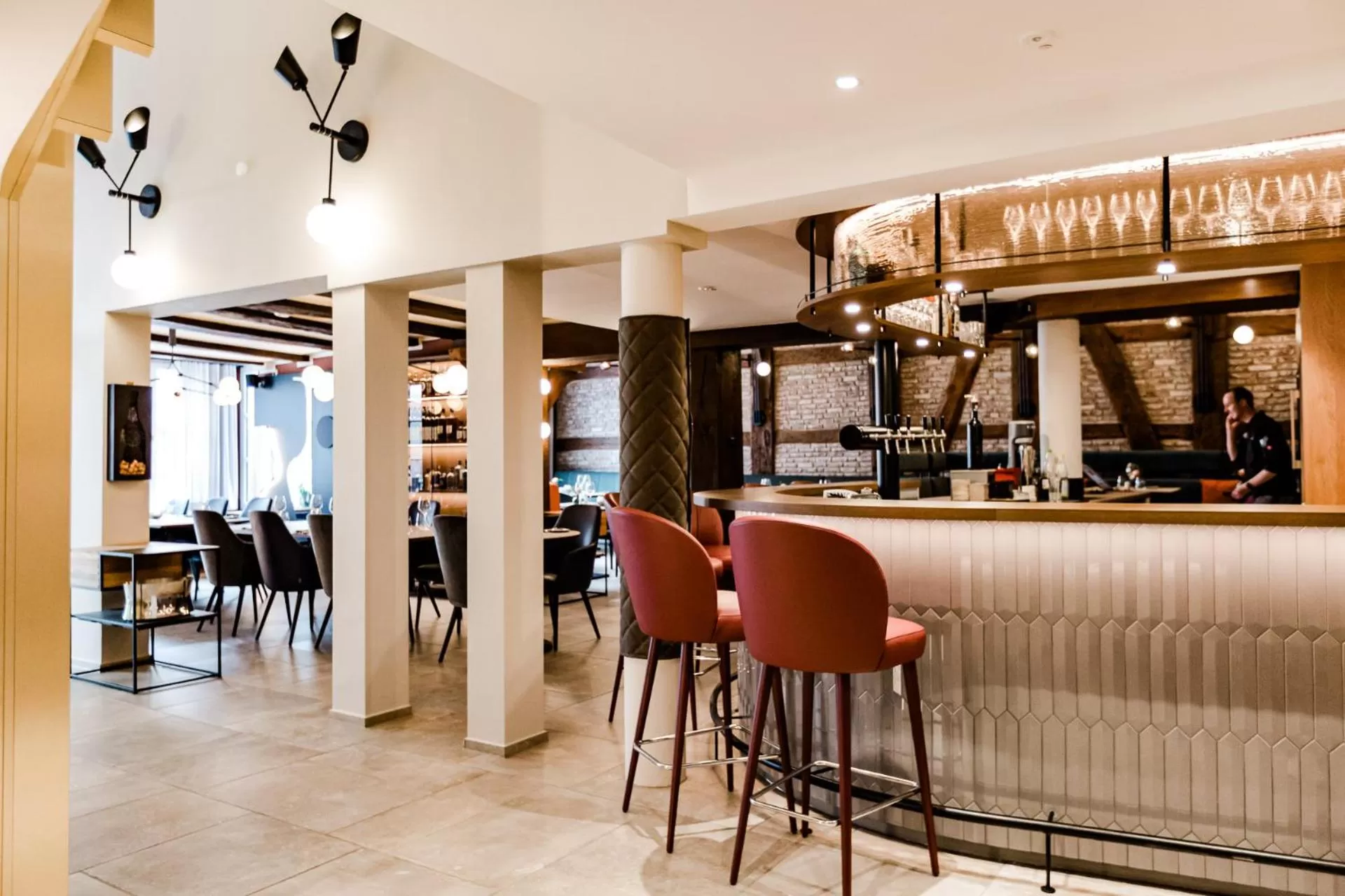 Restaurant/places to eat, Lounge/Bar in Hotel Stadt Kassel