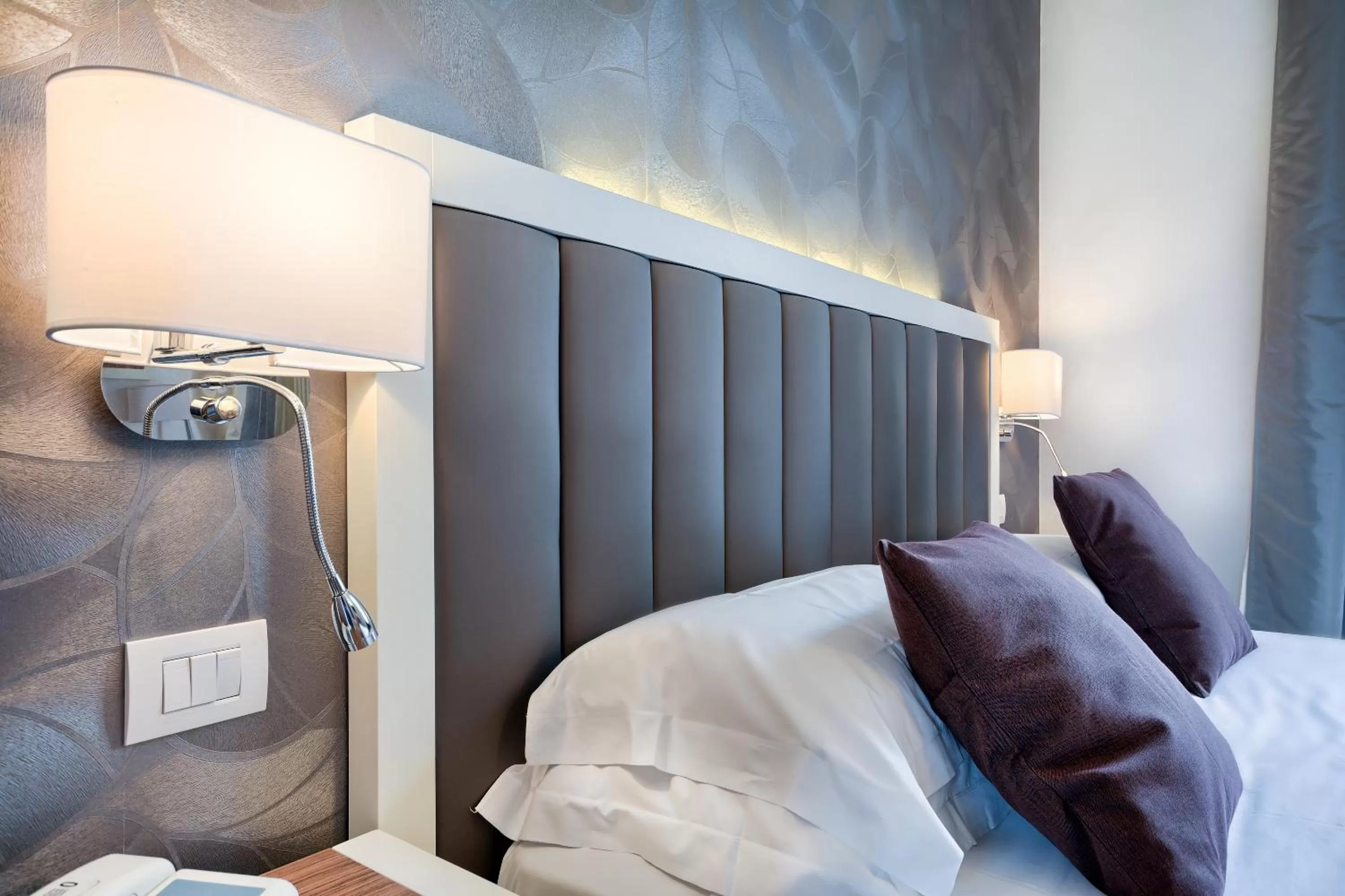 Bed in Hotel Monte Rosa