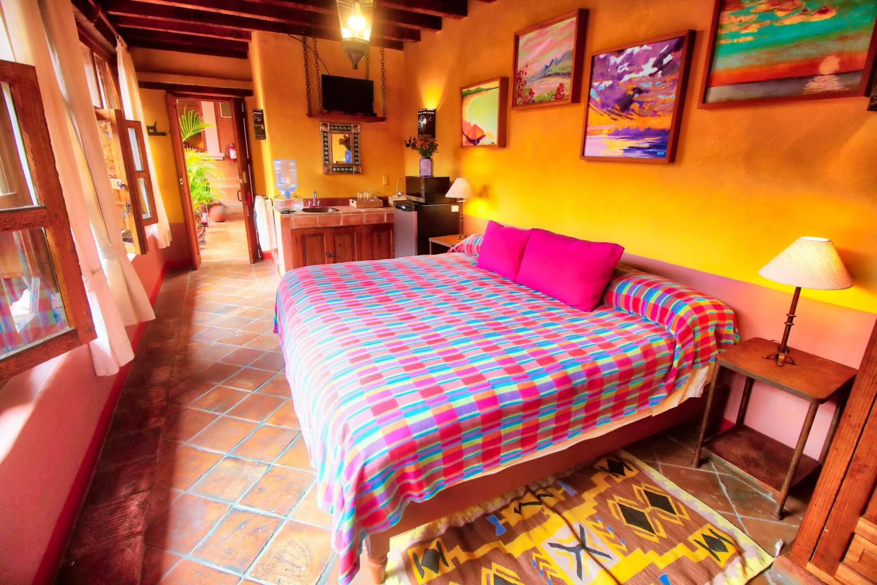 Bedroom, Bed in Hotel Casa Encantada