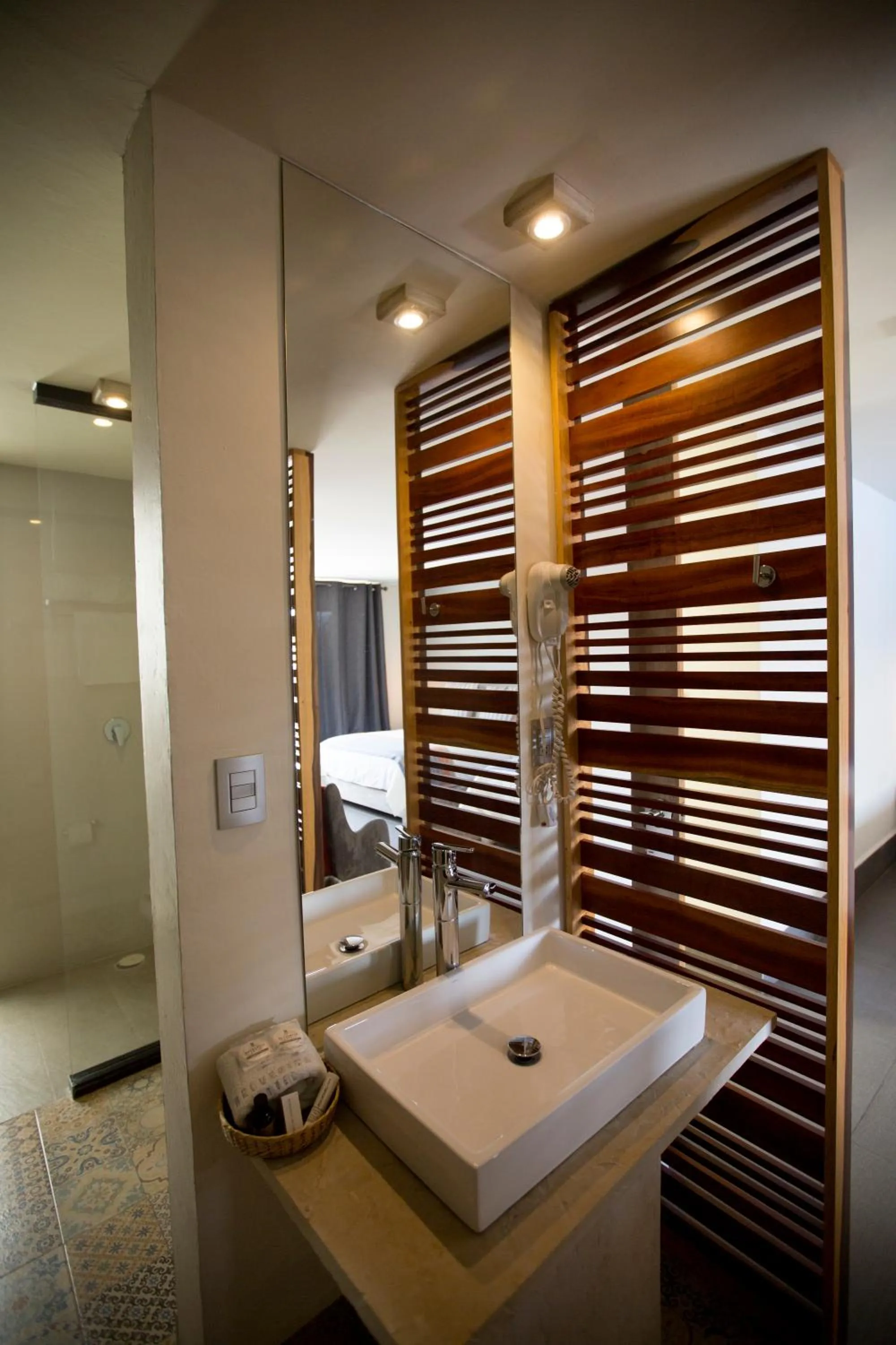 Bathroom in Hotel Helverica