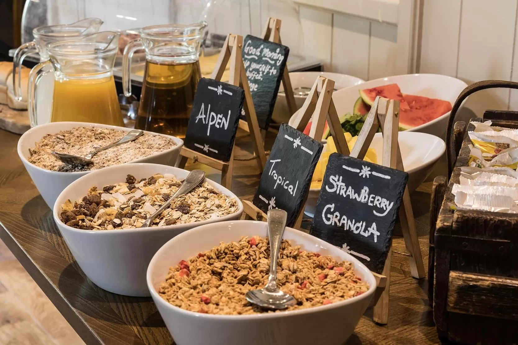 Dining area in The Crown Inn