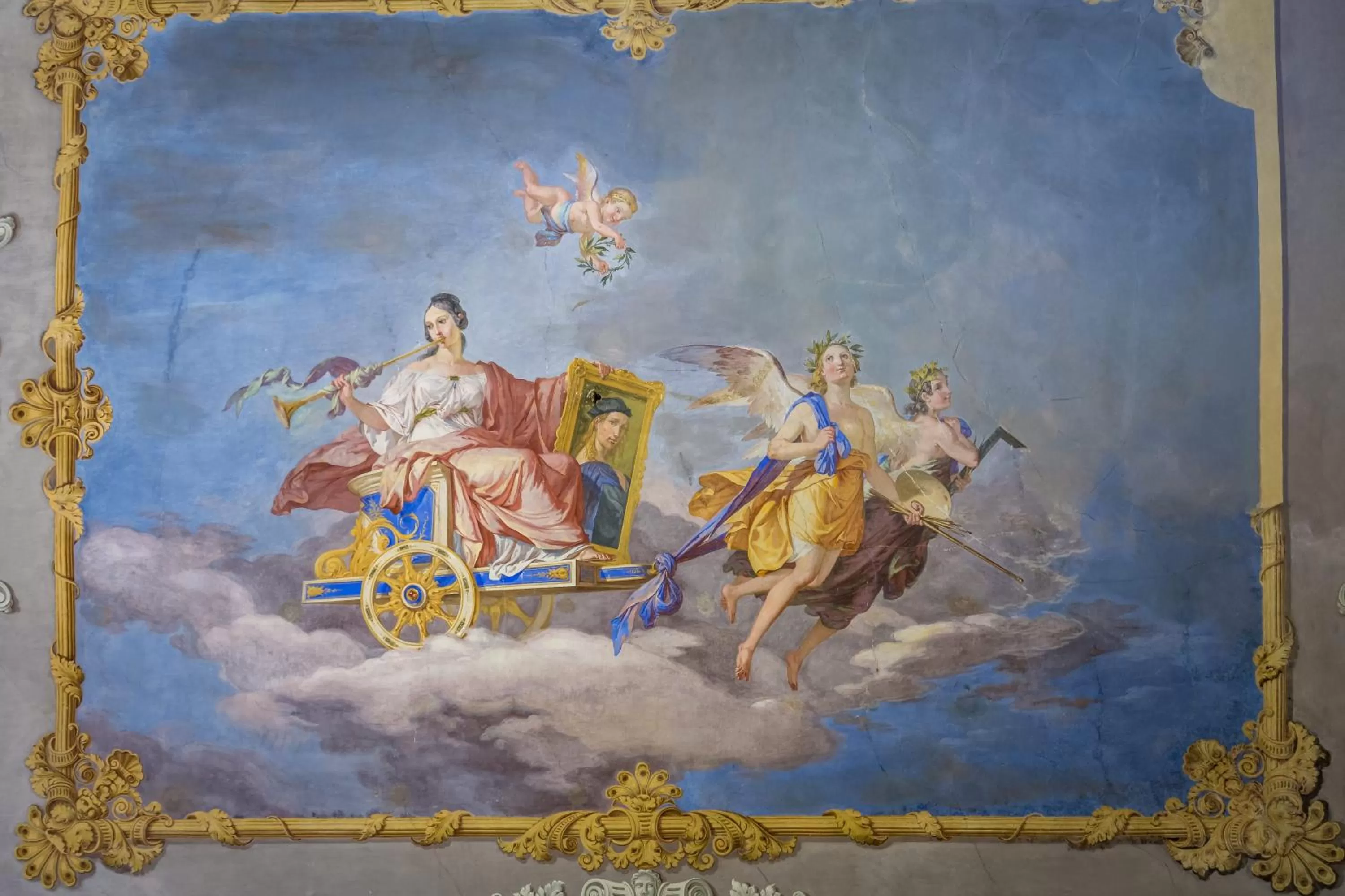 Decorative detail in Hotel La Scaletta al Ponte Vecchio