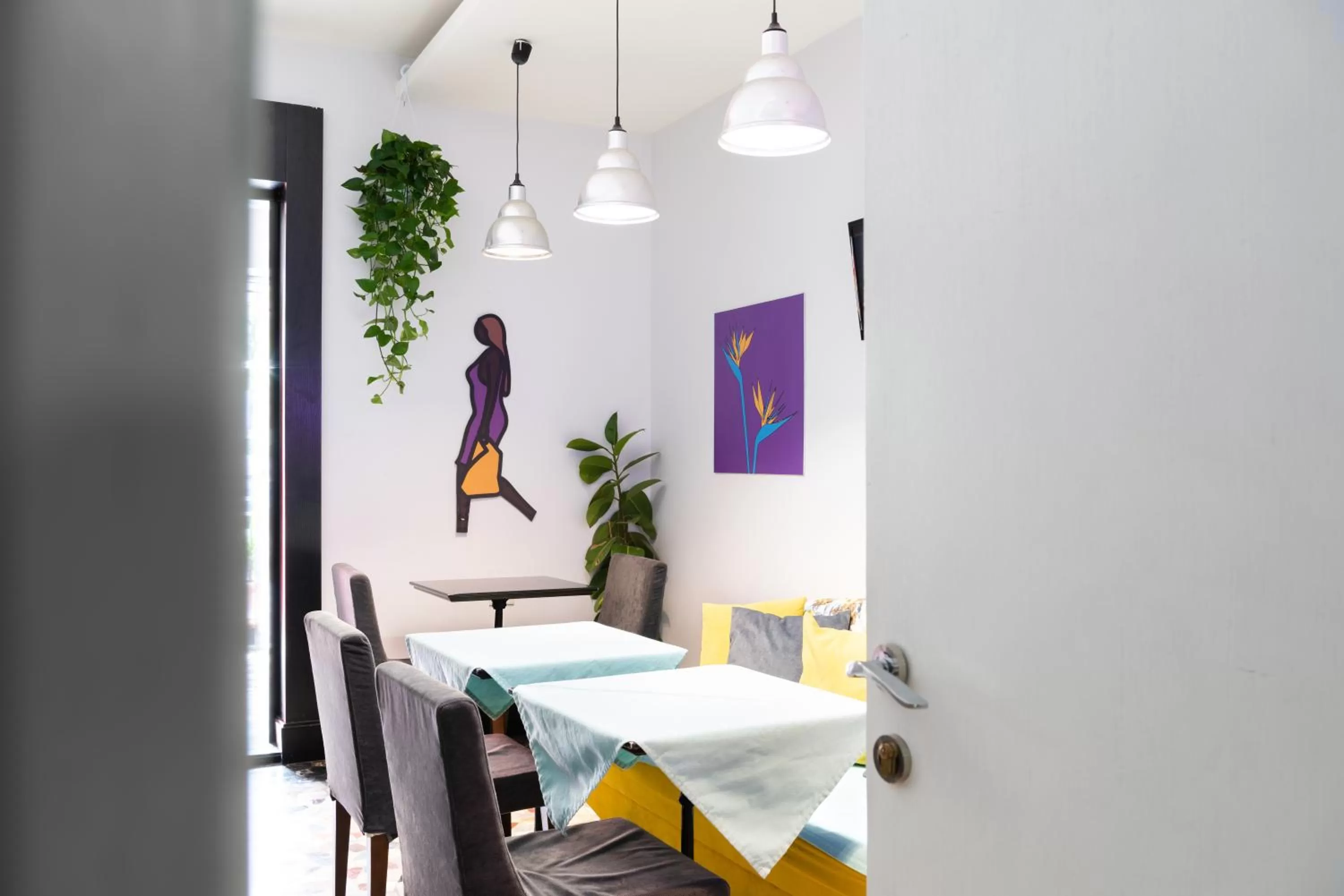 Dining area in Artistic Tirana Blloku