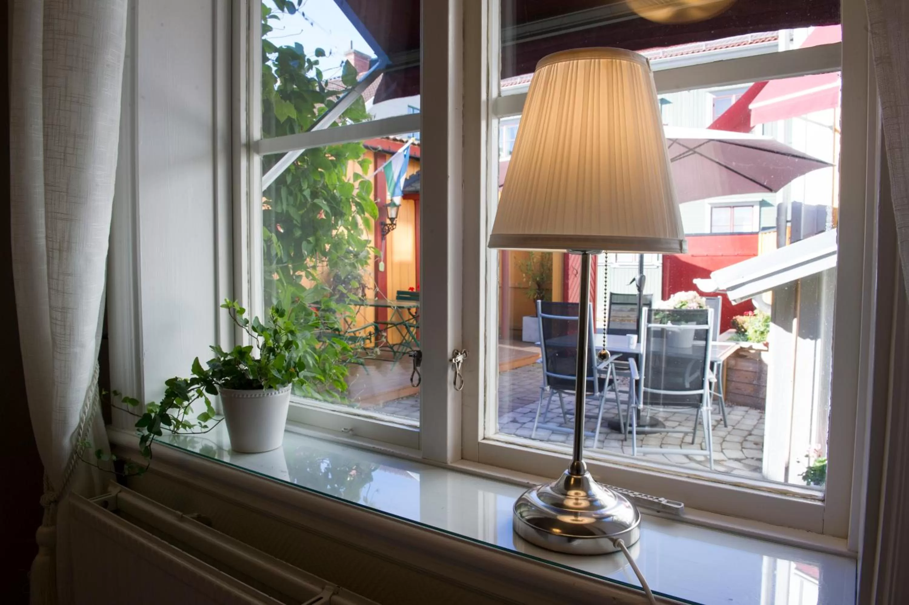 Garden view, View in Lilla Hotellet i Nora