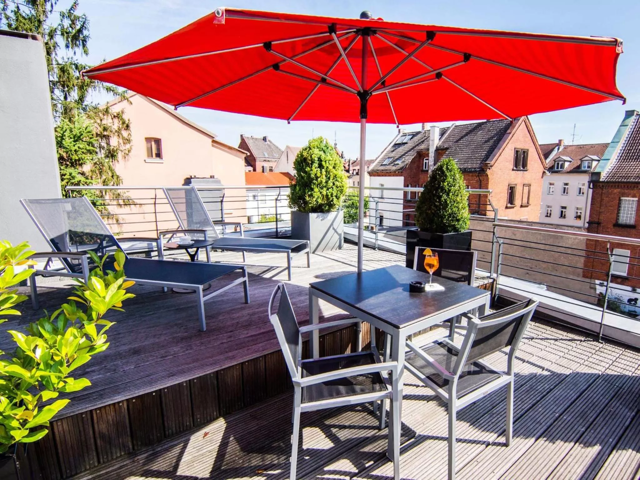 Balcony/Terrace in zeitwohnhaus SUITE-HOTEL & SERVICED APARTMENTS