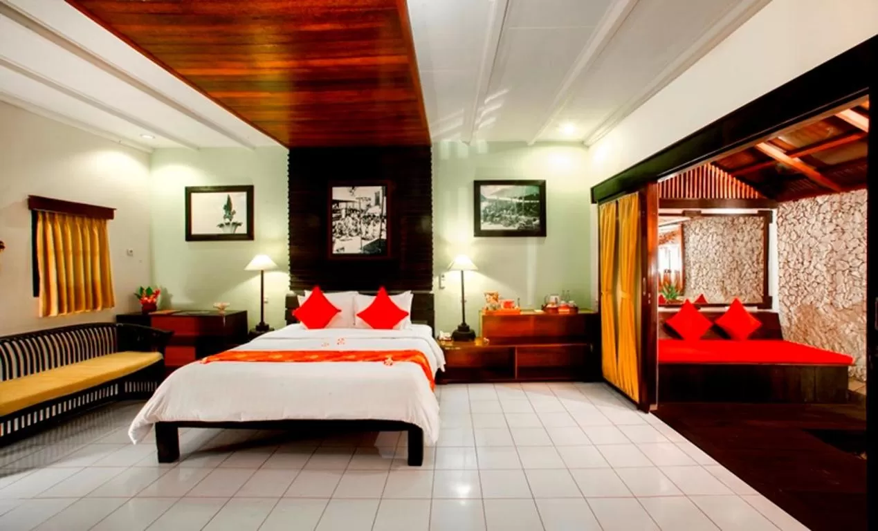 Bedroom, Bed in Bali Taman Beach Resort & Spa Lovina