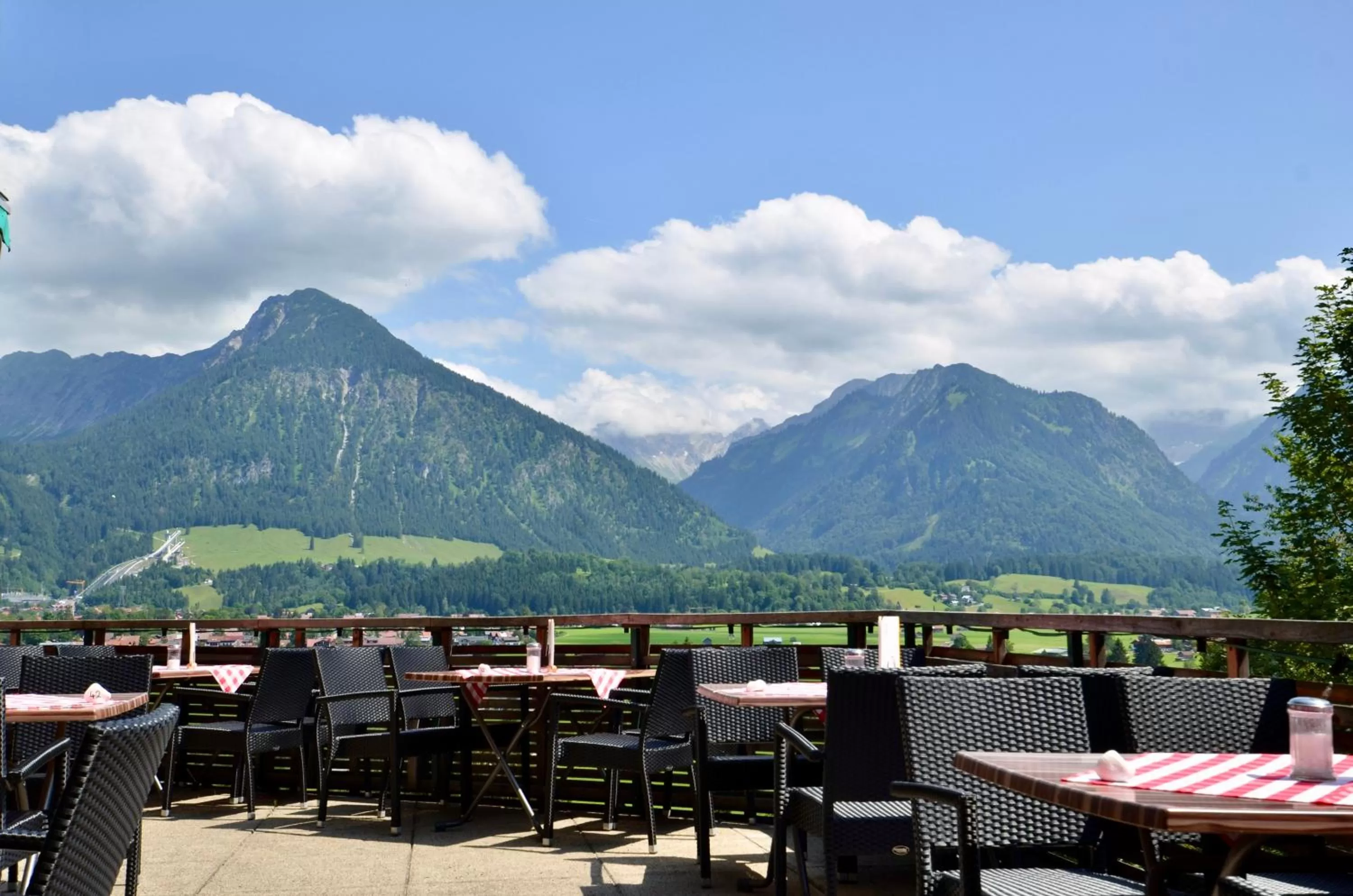 View (from property/room), Mountain View in Naturhotel Café Waldesruhe