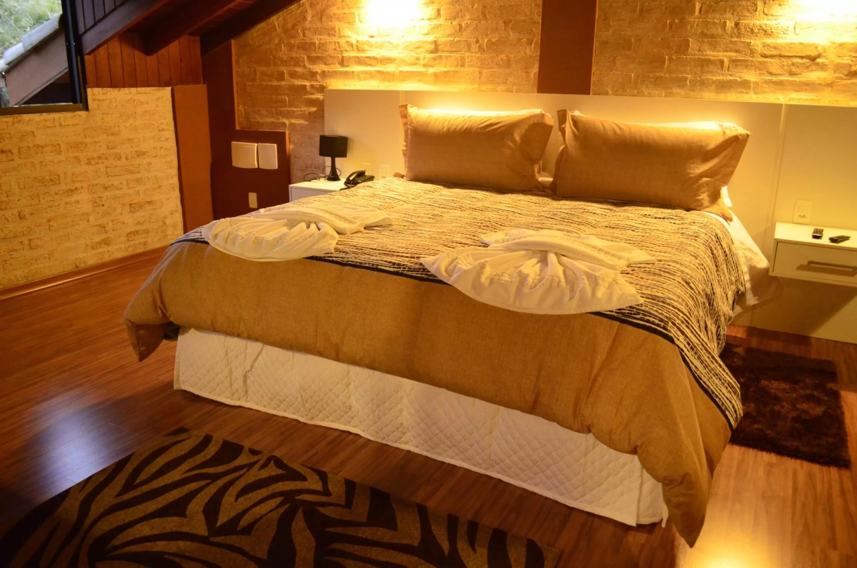 Bed in Pousada Toca Da Coruja