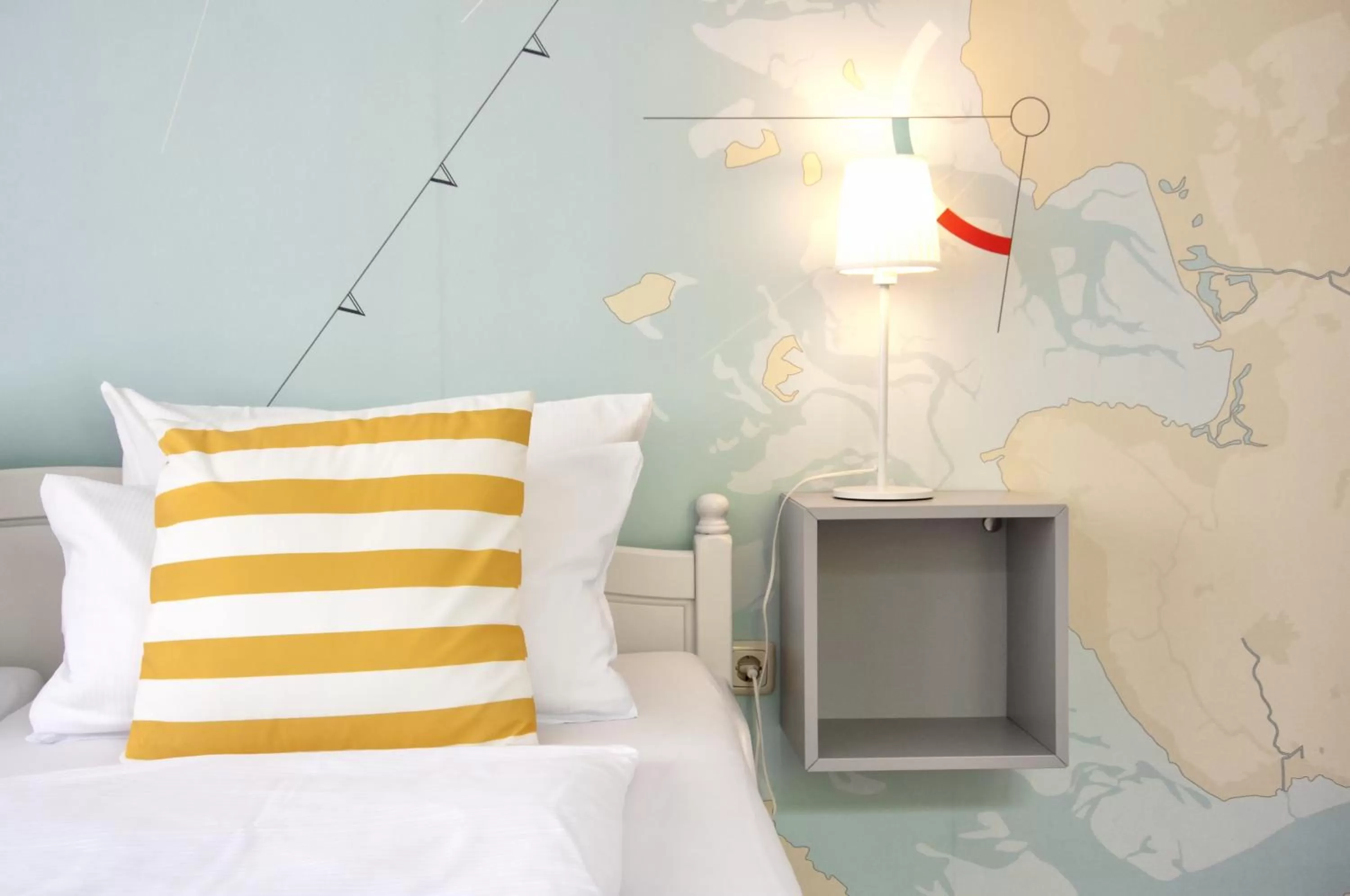 Decorative detail, Bed in Lieblingsplatz Strandhotel