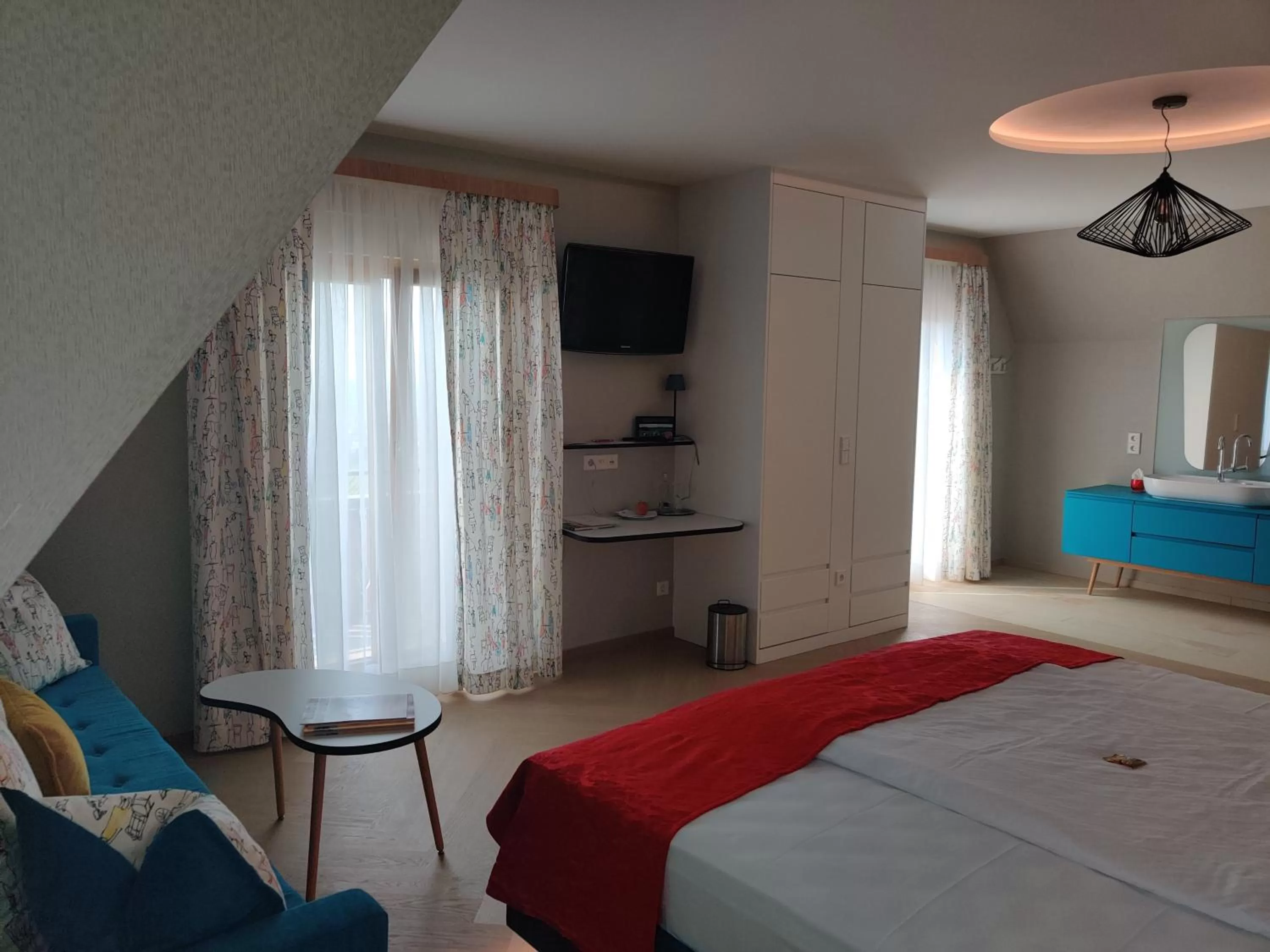 Bed in Hotel Restaurant Jaegersteig