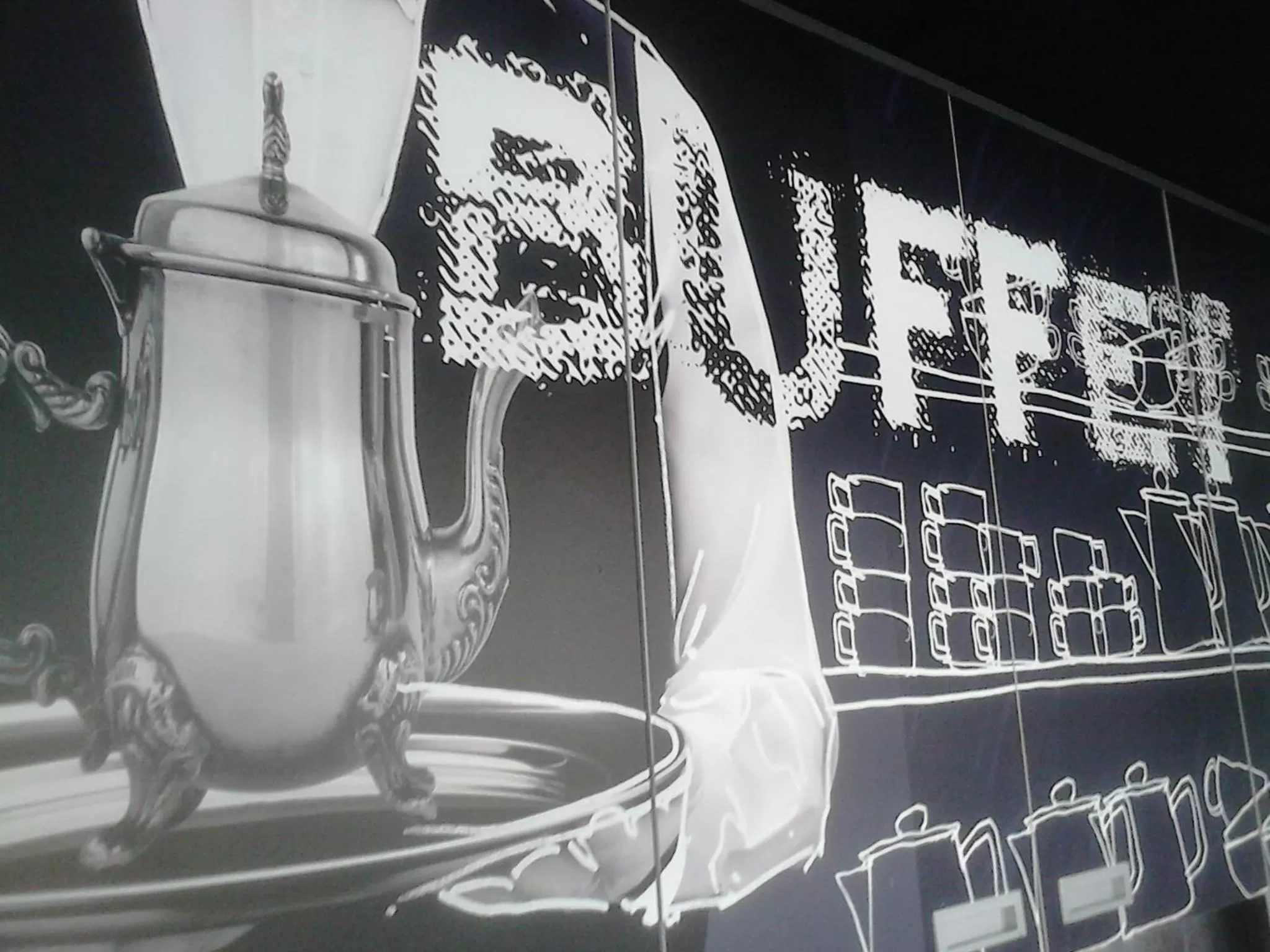 Decorative detail in Ibis Budget Sélestat