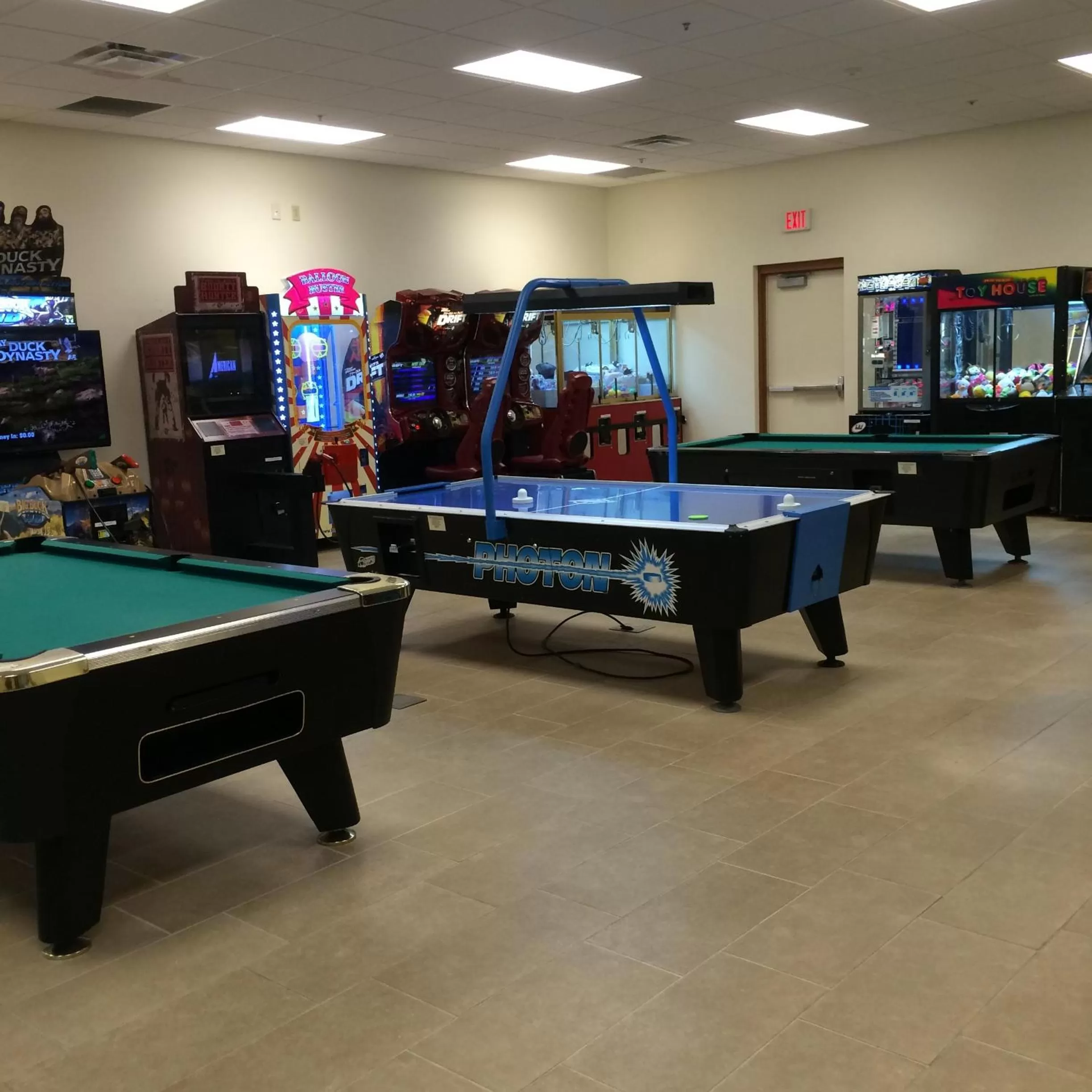 Game Room in Grand Smokies Resort Lodge Pigeon Forge