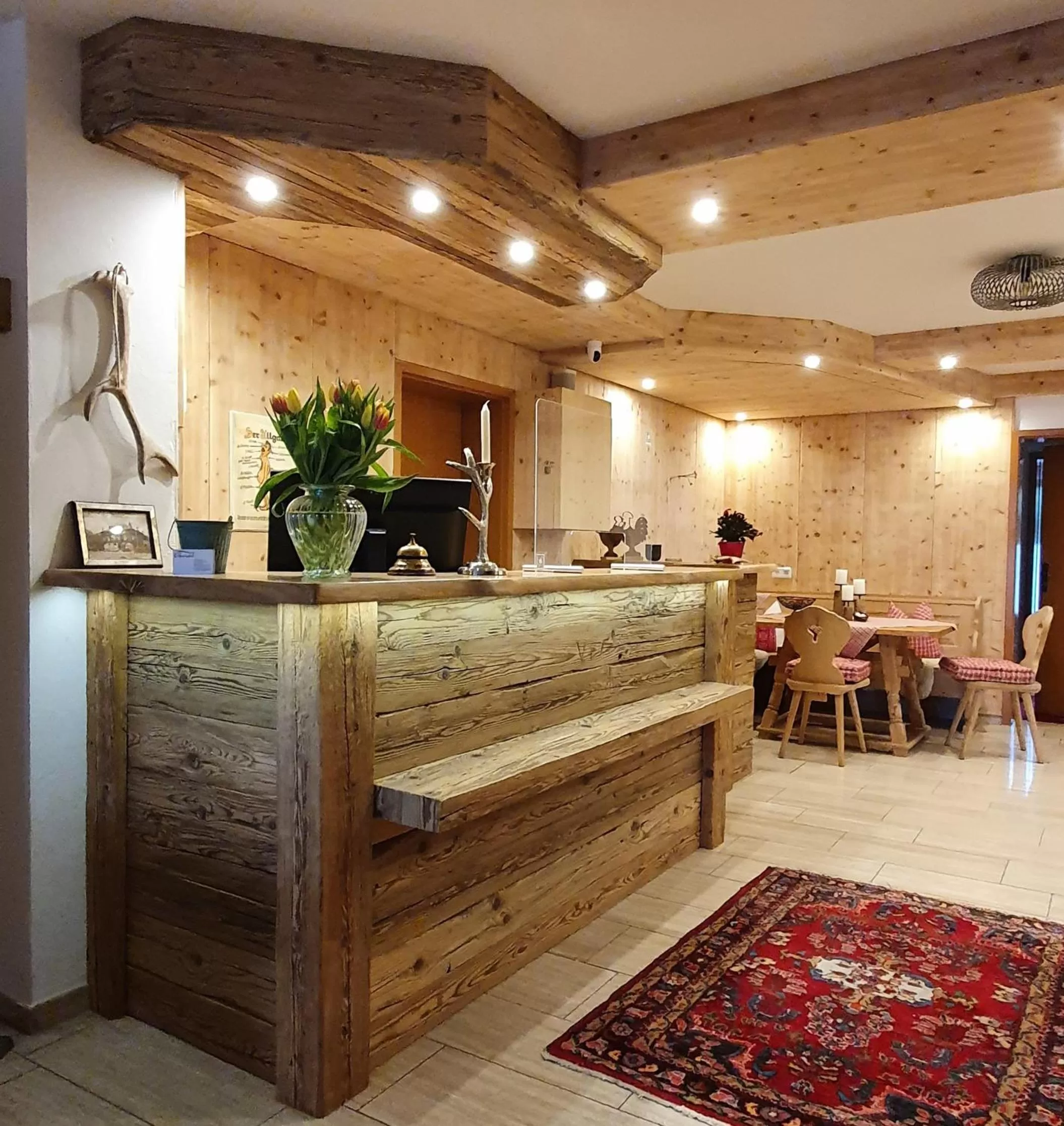 Lobby or reception, Lobby/Reception in Hotel Oberwirt Wangen