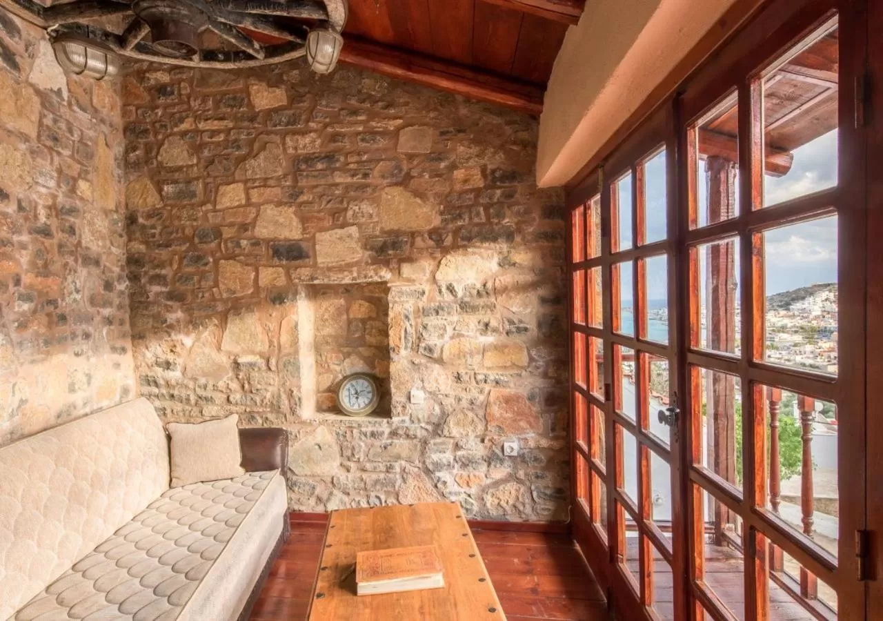 Living room, Seating Area in The Traditional Homes of Crete