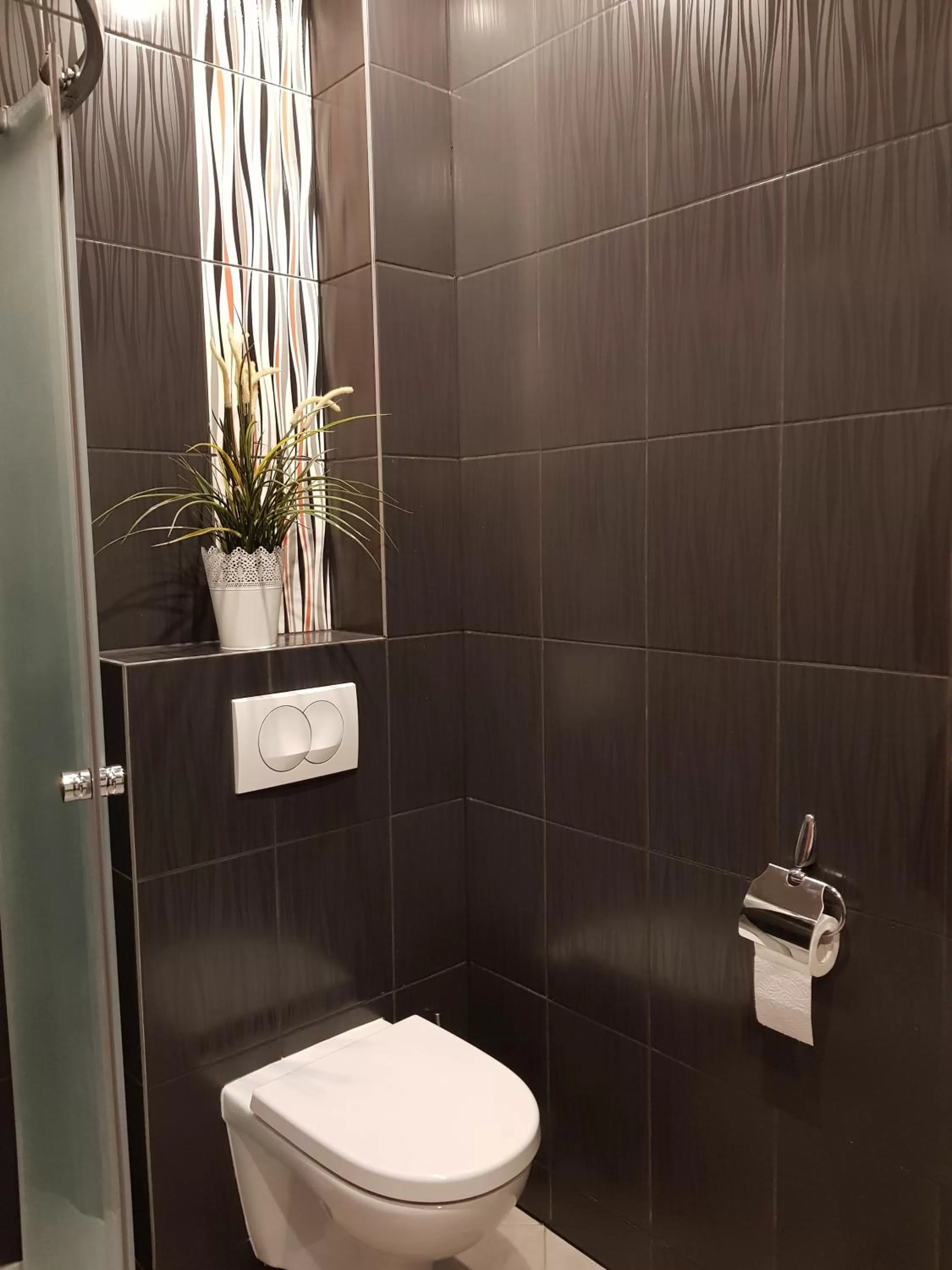 Toilet in Pokoje Bakos Radocza