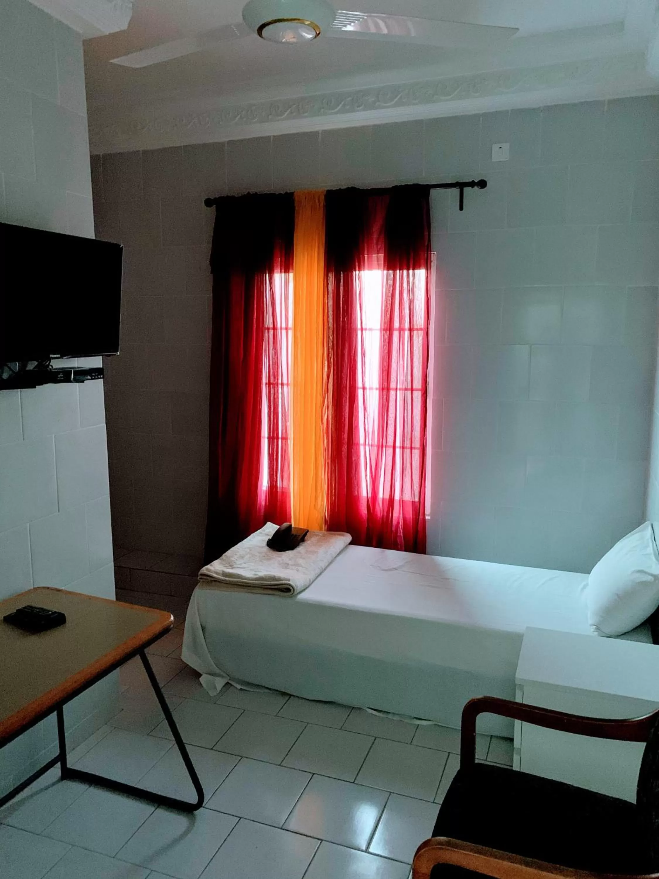 Bed in Woodpecker Resort Hotel