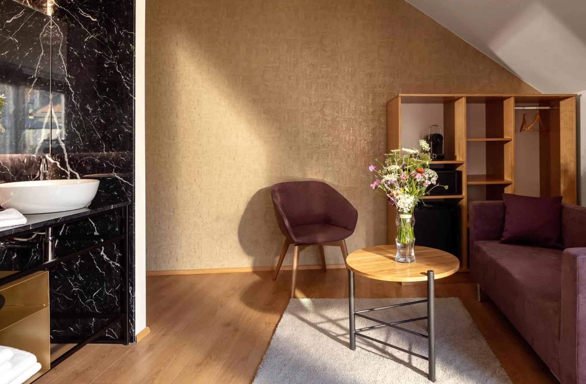 Living room in MOODs Charles Bridge