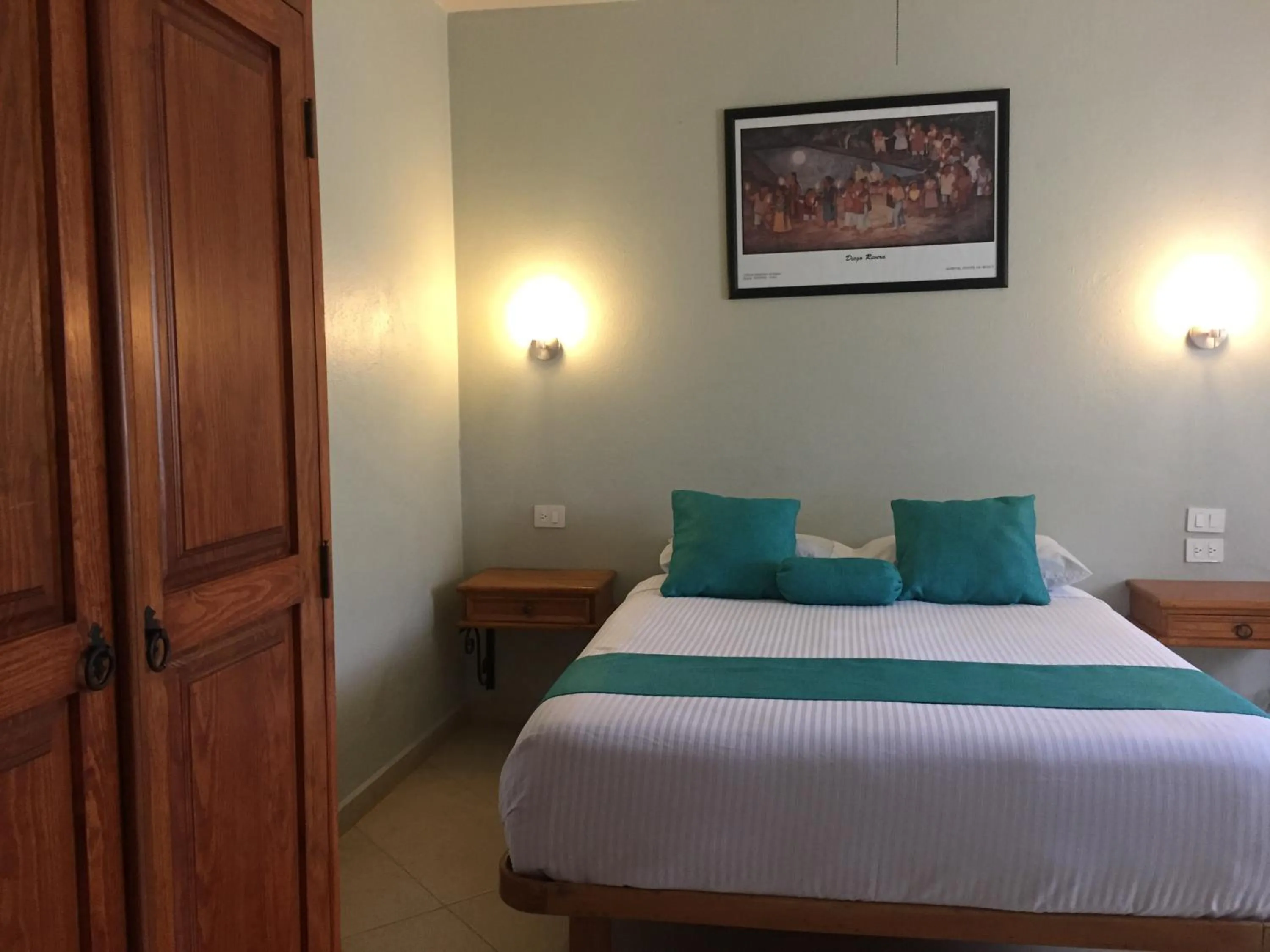 Bed in Hotel RV Park San Ramón