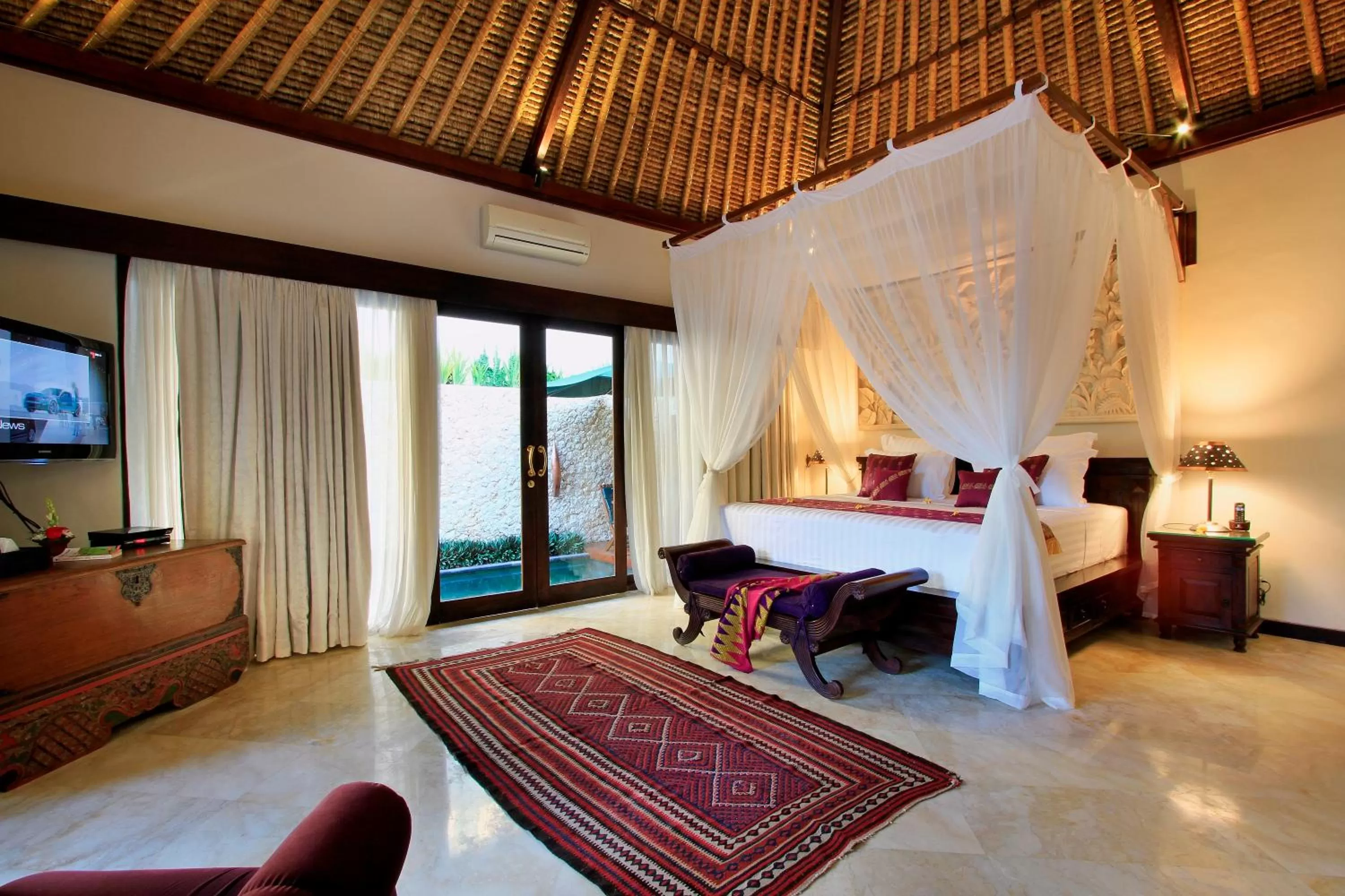 Natural landscape, Bed in Manzelejepun Villa & Pavilion