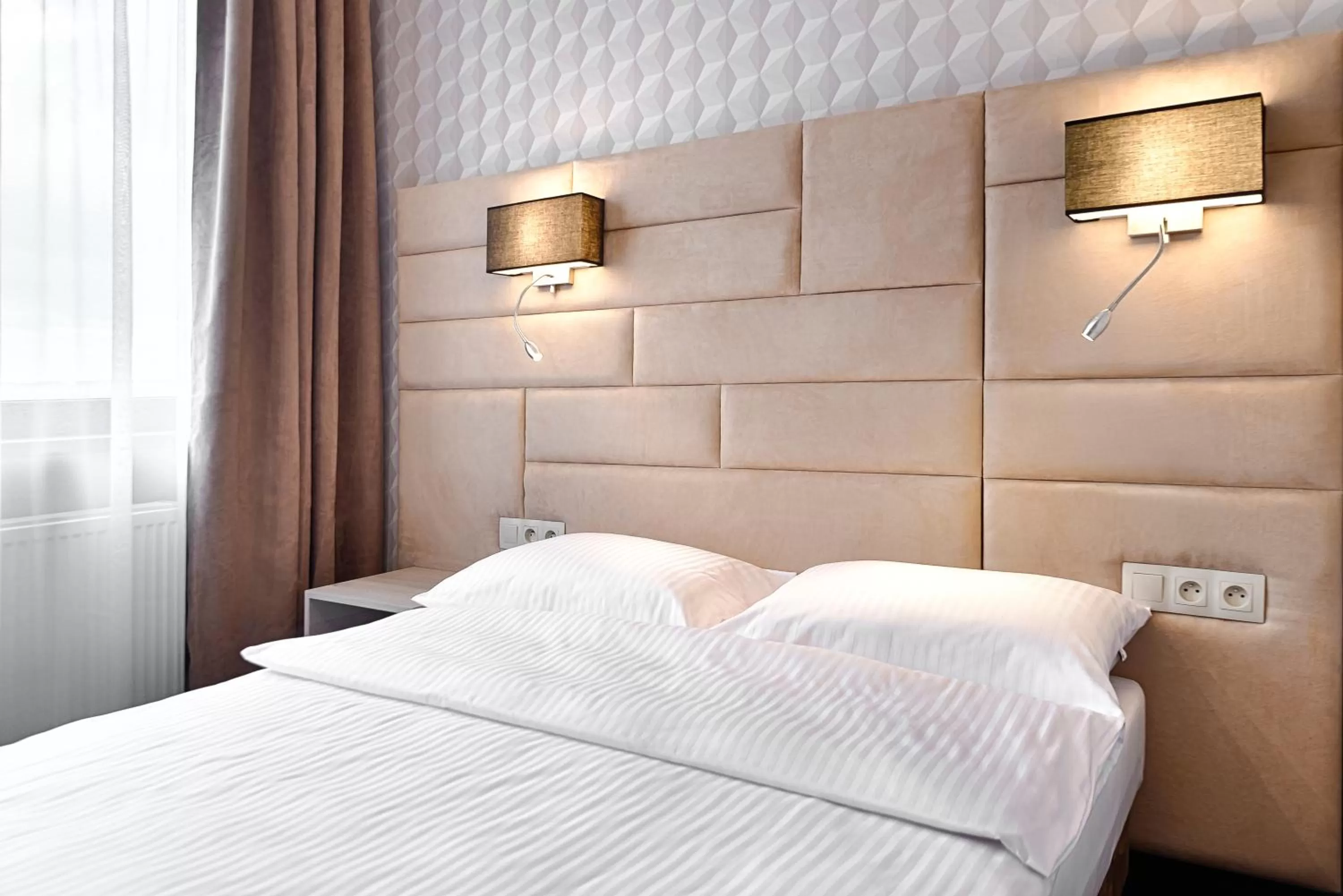 Bed in Citi Hotel's Łódź