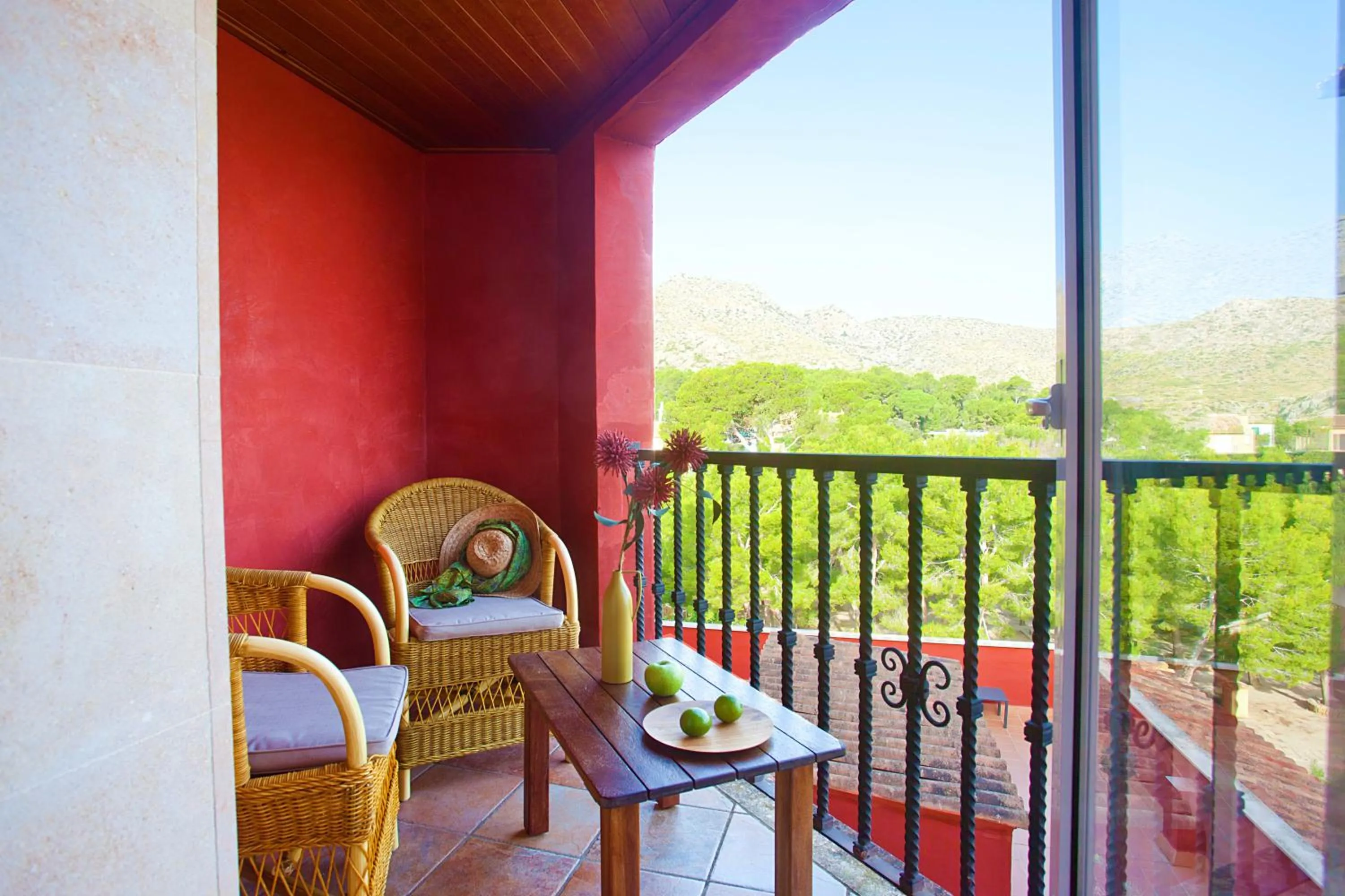 Balcony/Terrace in Hotel Cala Sant Vicenç - Adults Only