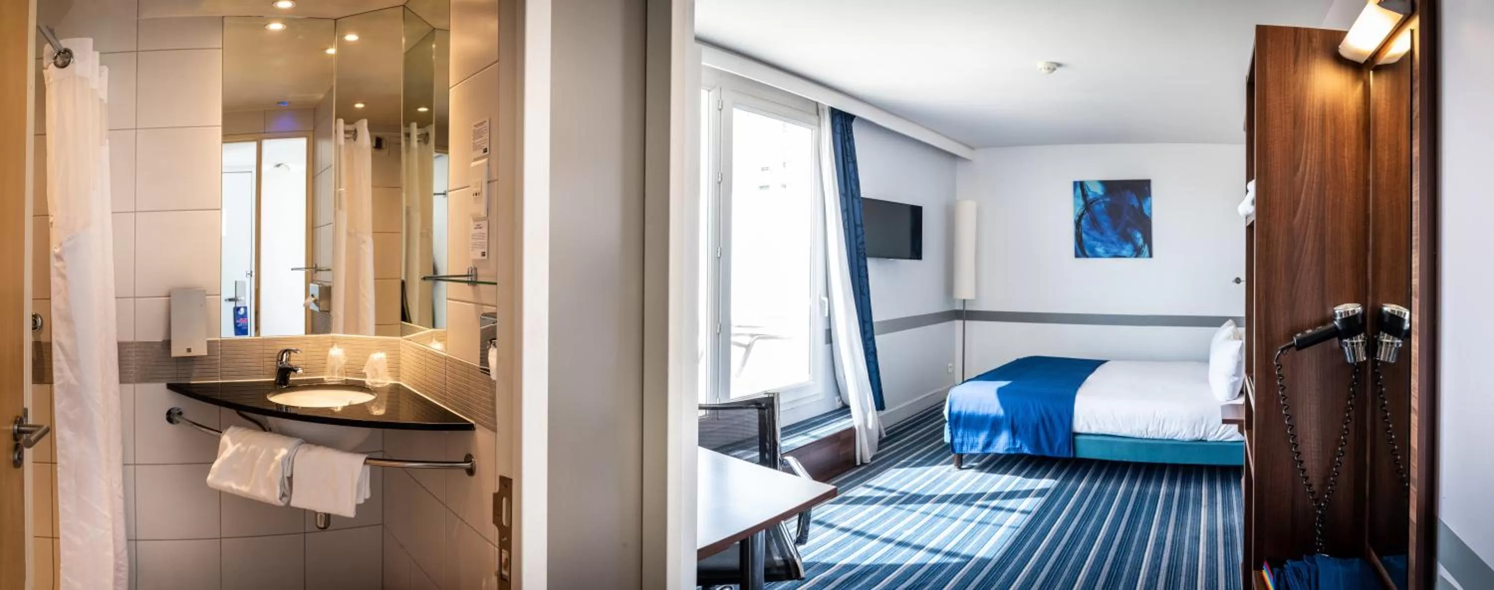 Photo of the whole room, Bed in Hôtel Marseille Centre Gare Saint-Charles