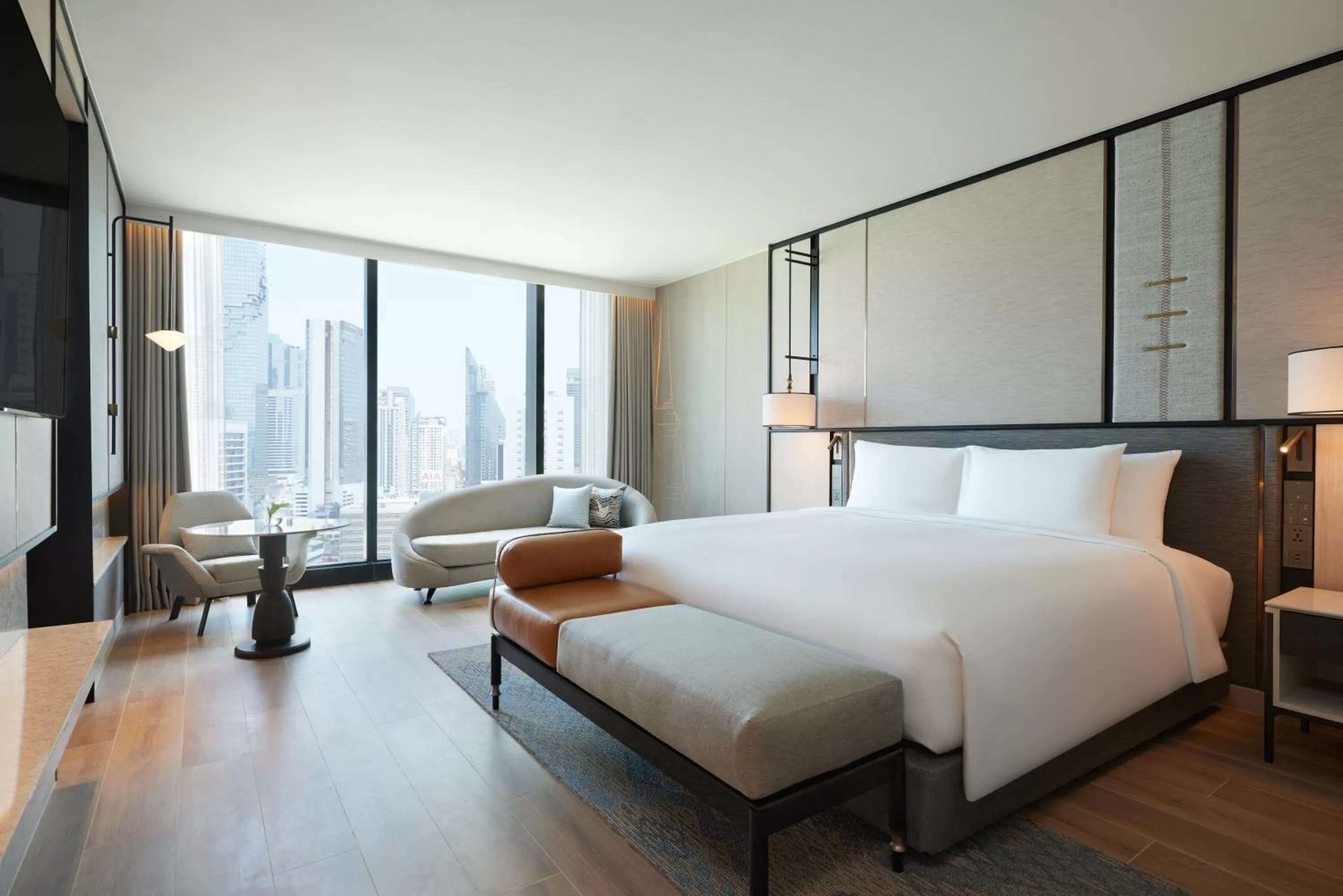 Bed in dusitD2 Samyan Bangkok