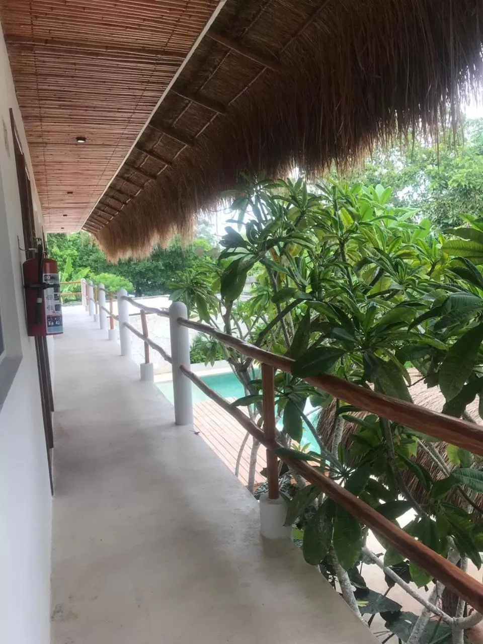 Balcony/Terrace in AGAM Hotel Boutique Bacalar - Adults Only