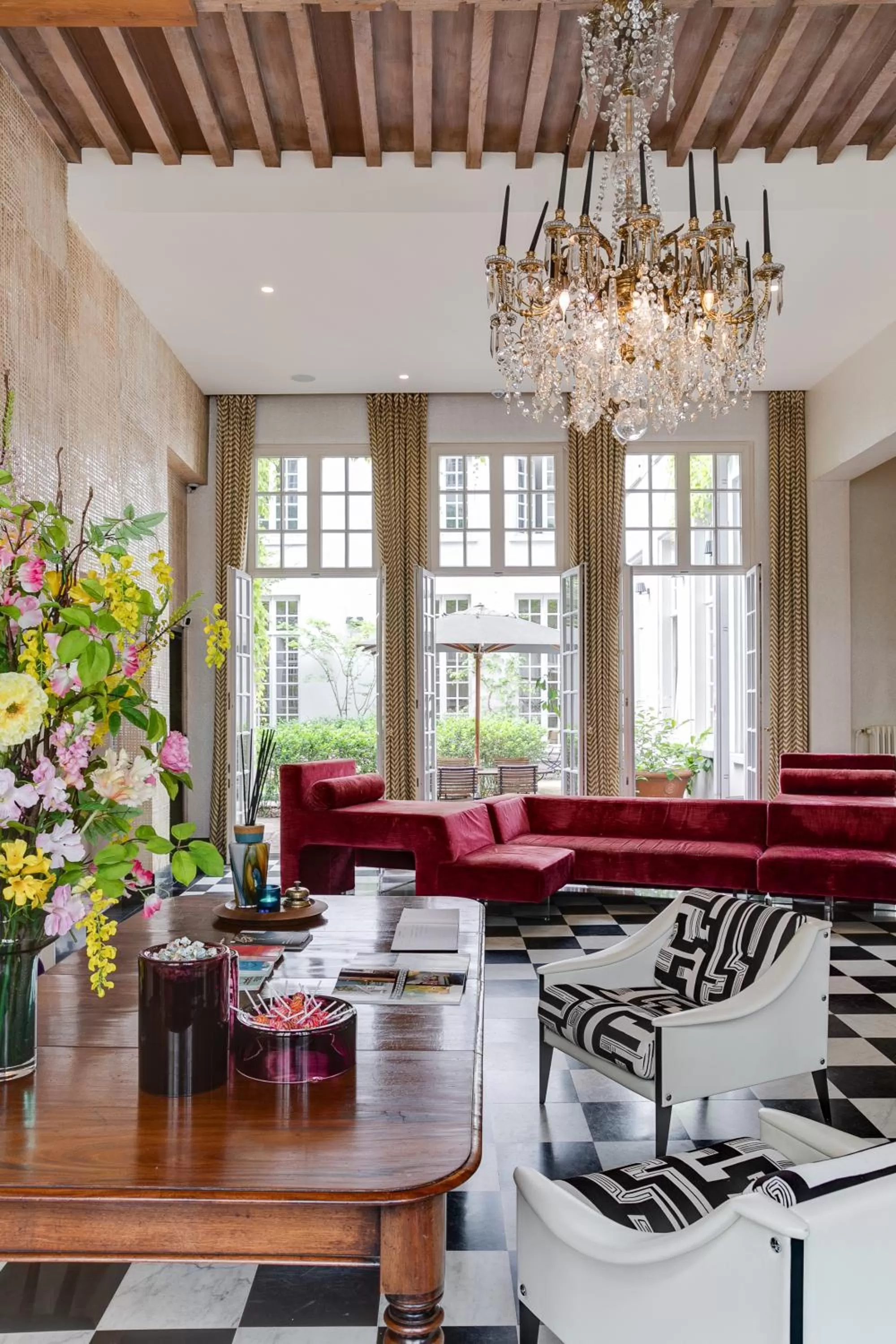 Lobby or reception in Hotel De Witte Lelie -Small Luxury Hotels of the World