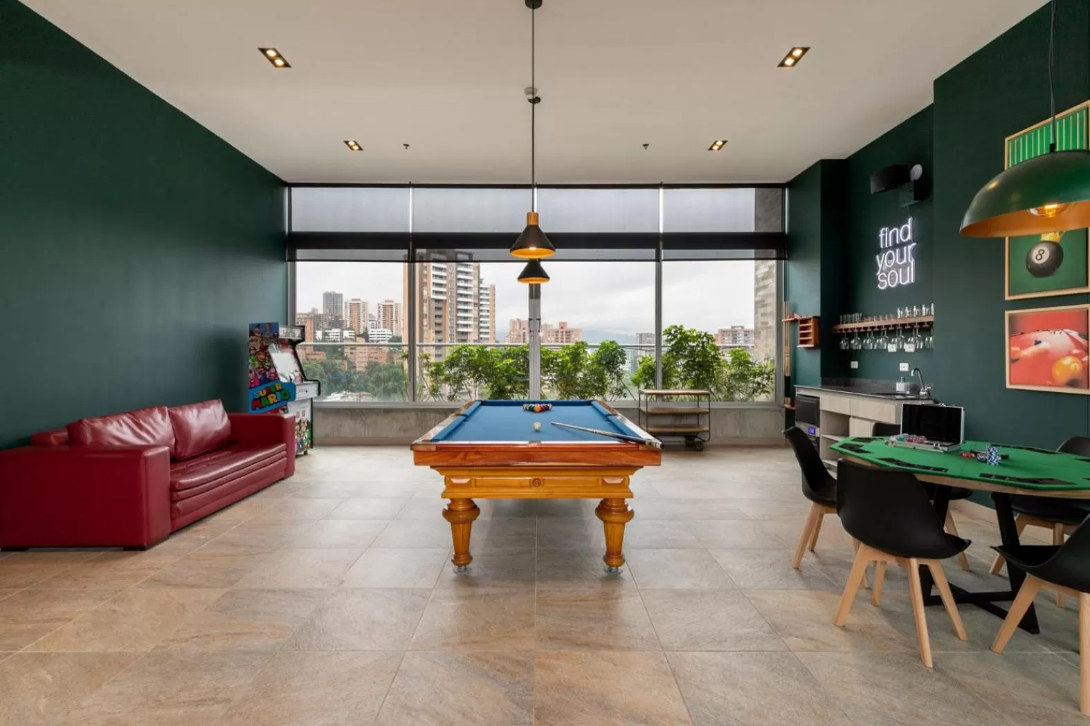 Game Room, Billiards in Soul Lifestyle Hotel