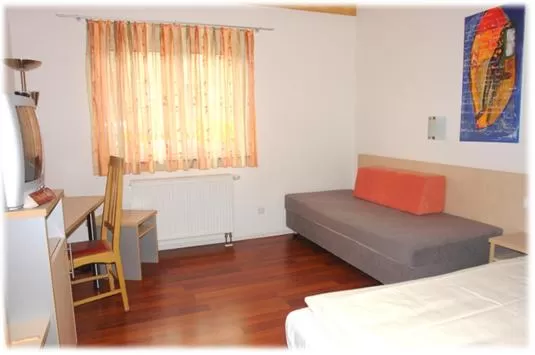 Bed in Brau Art Hotel