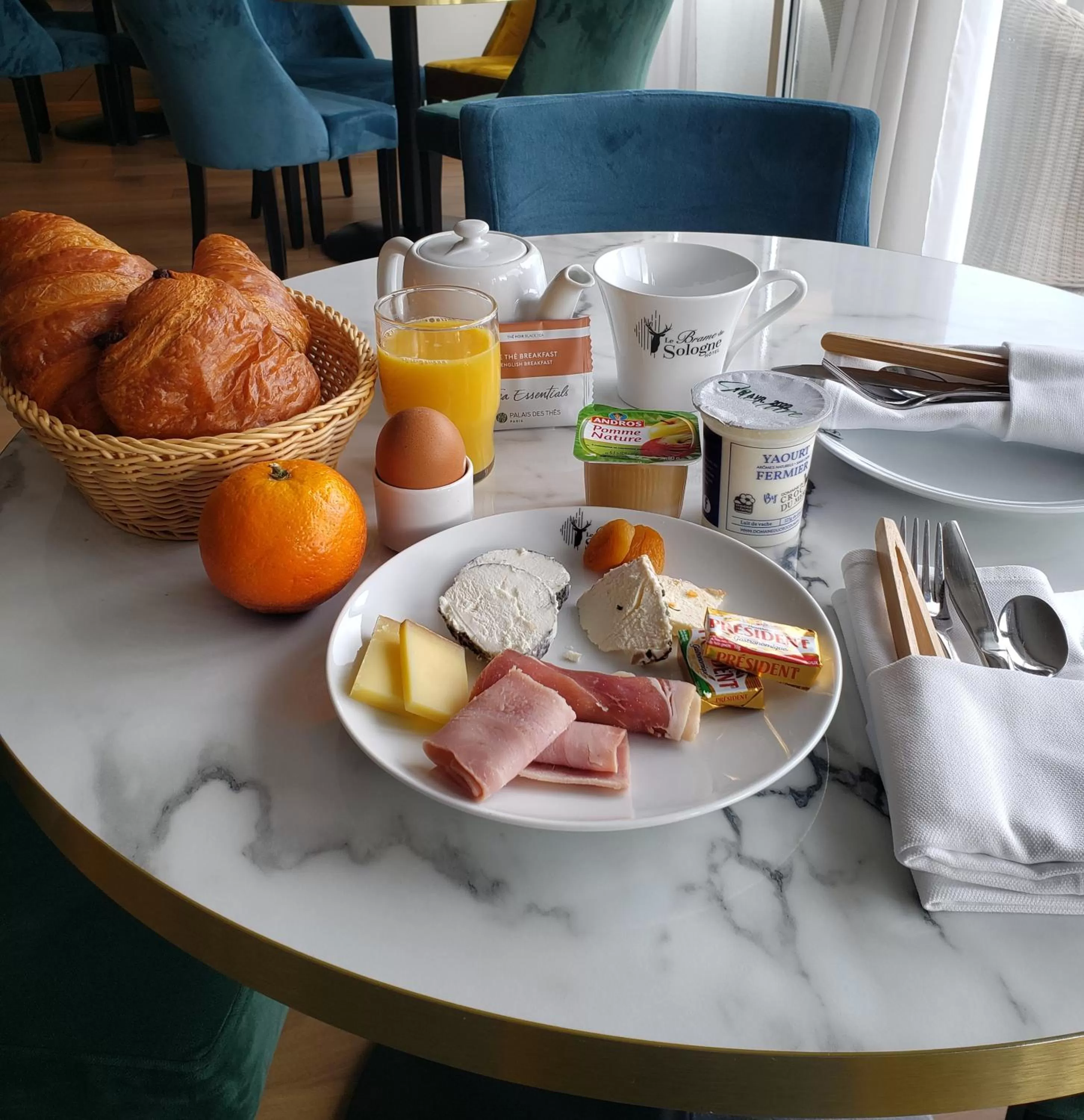 Breakfast in Brame de Sologne