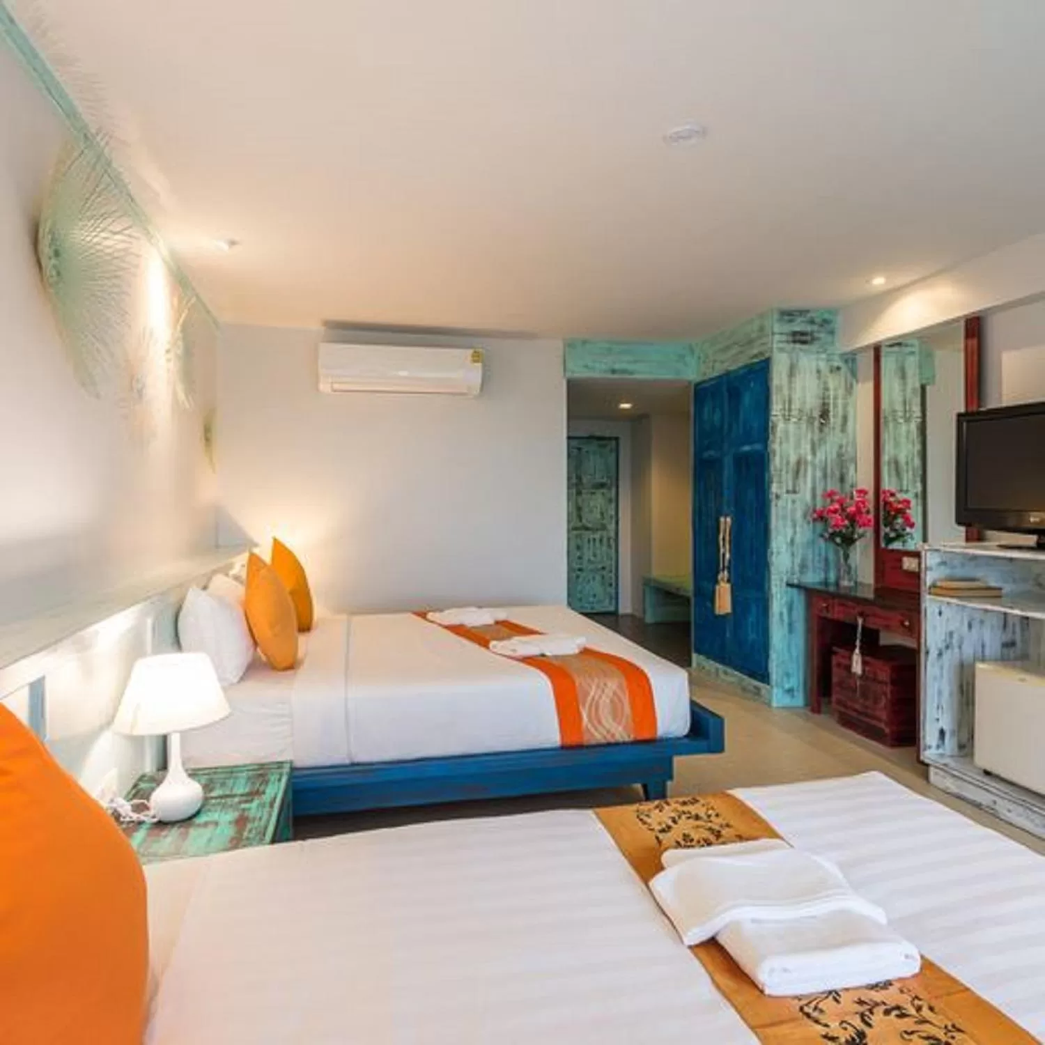 Bathroom, Bed in Baan Ban Dalay