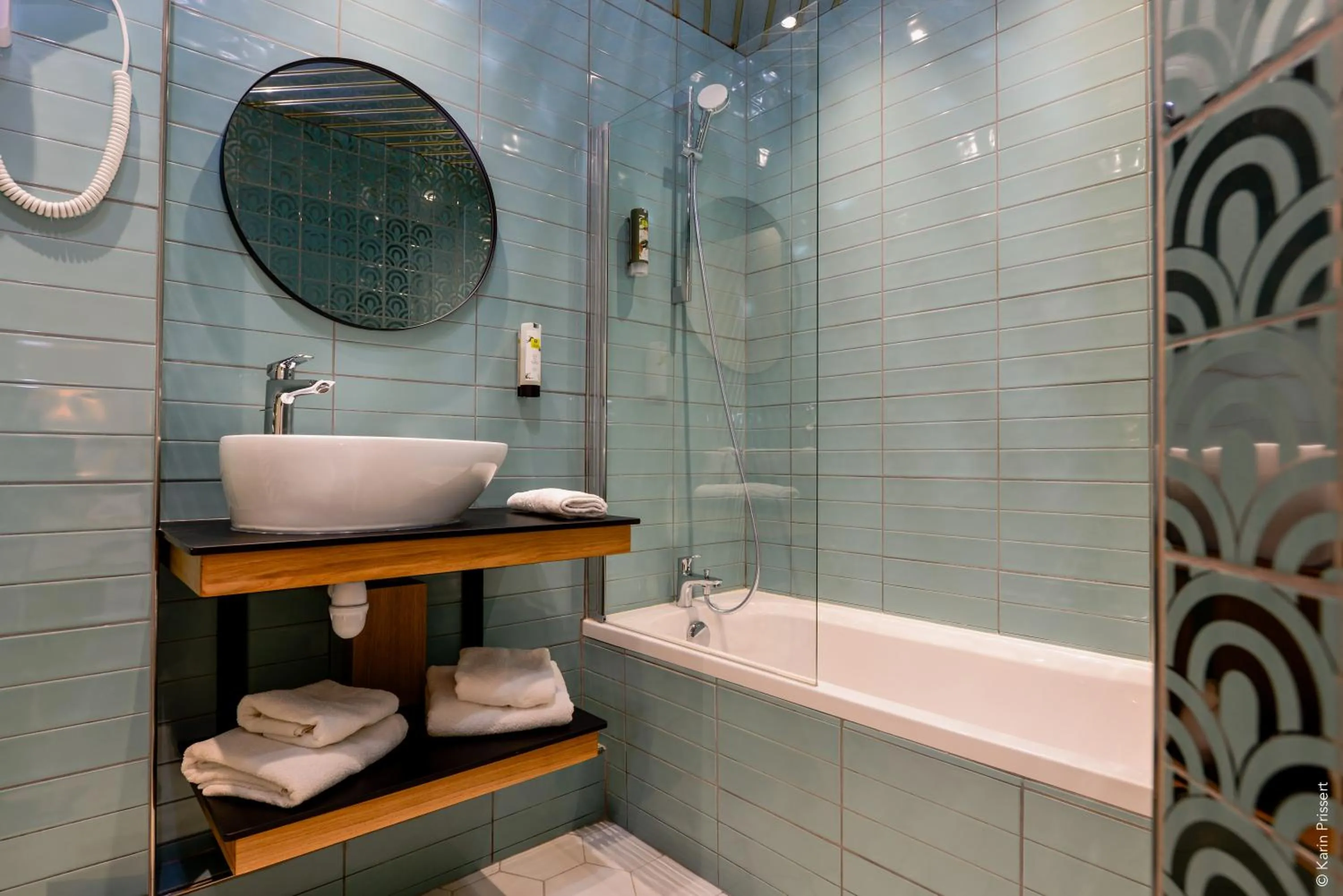 Bathroom in Hostellerie Saint Pierre