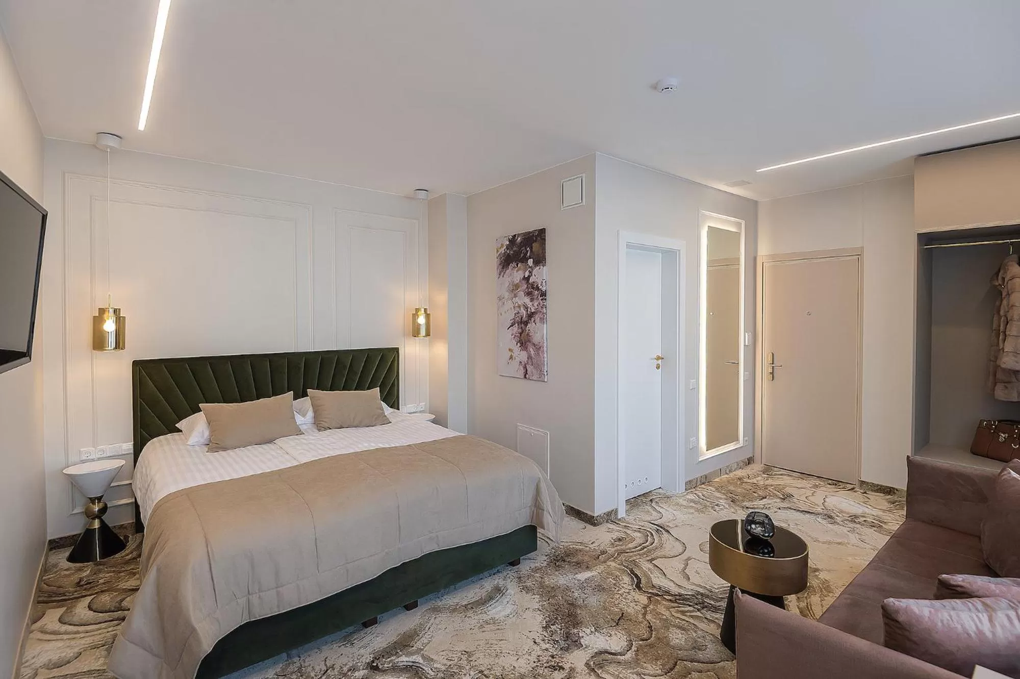 Superior Double Room with Morning Spa Access in Palangos Vetra