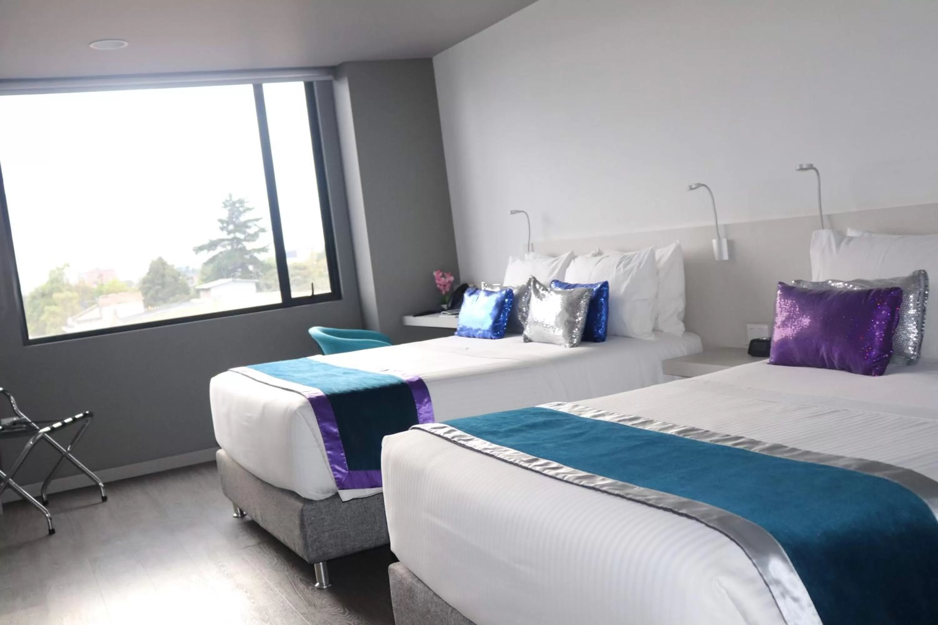 Bed in Hotel Black Tower Premium