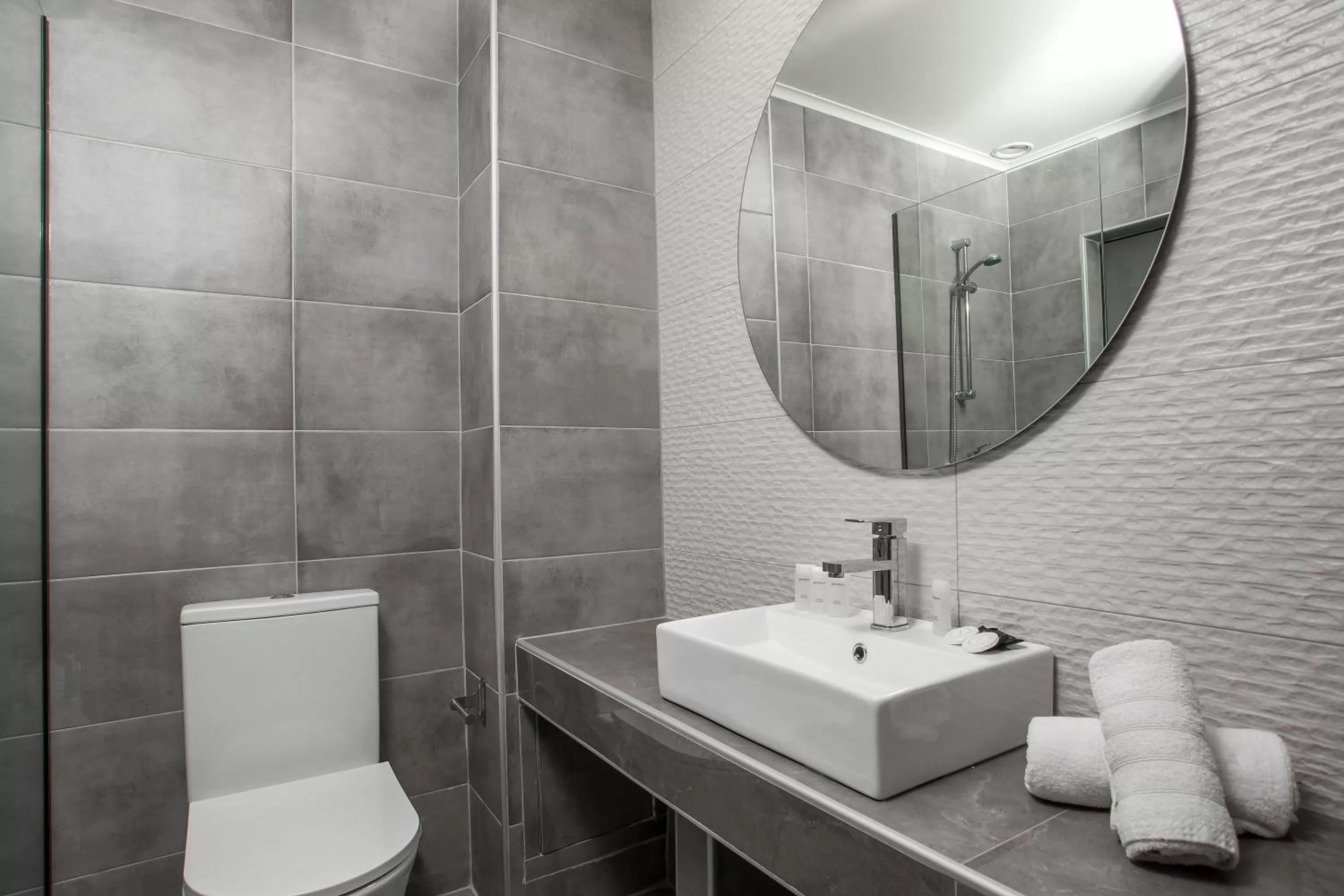 Bathroom in FRESH HOTEL FALIRAKI