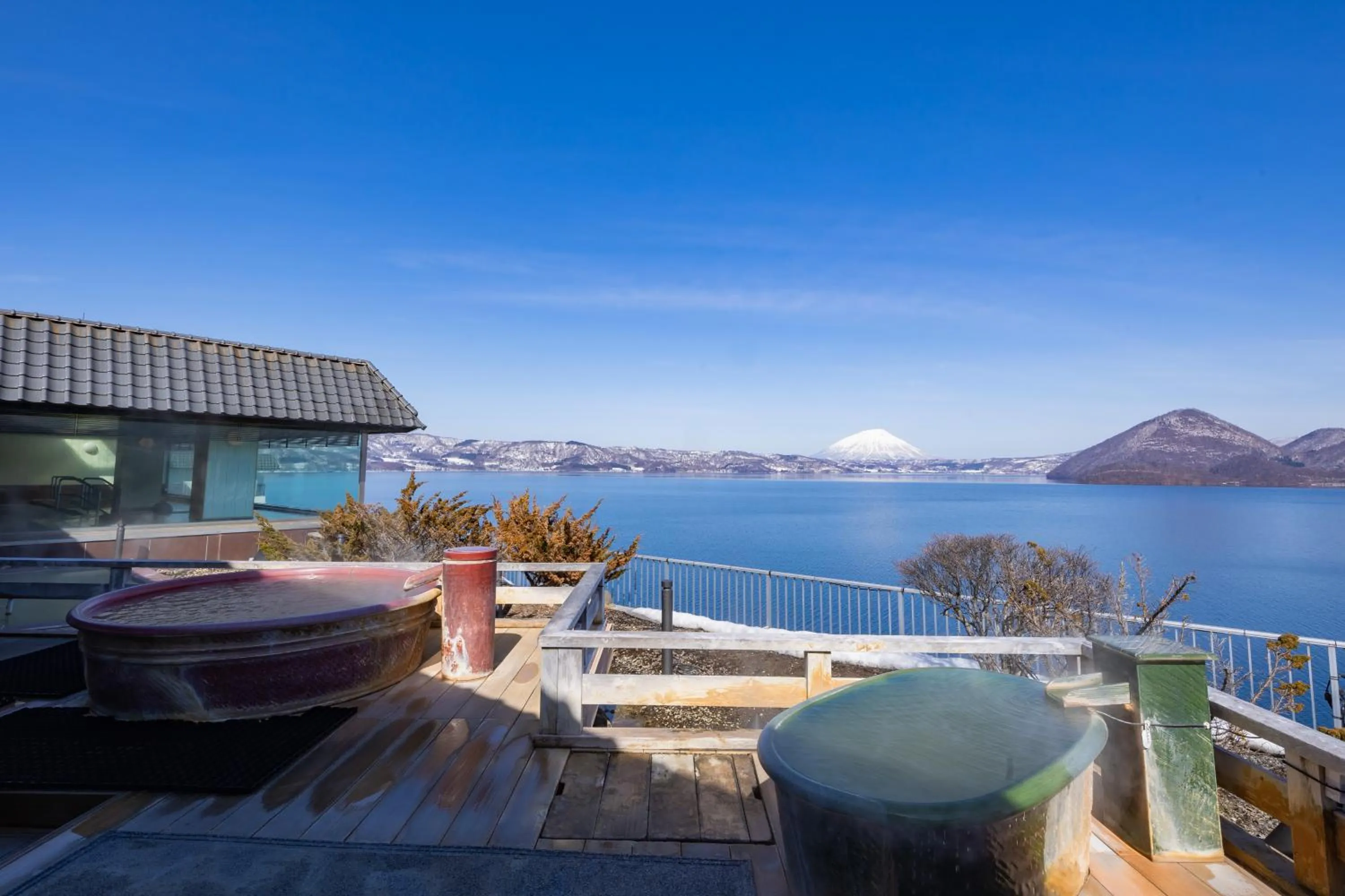 Open Air Bath in Toya Kohan Tei