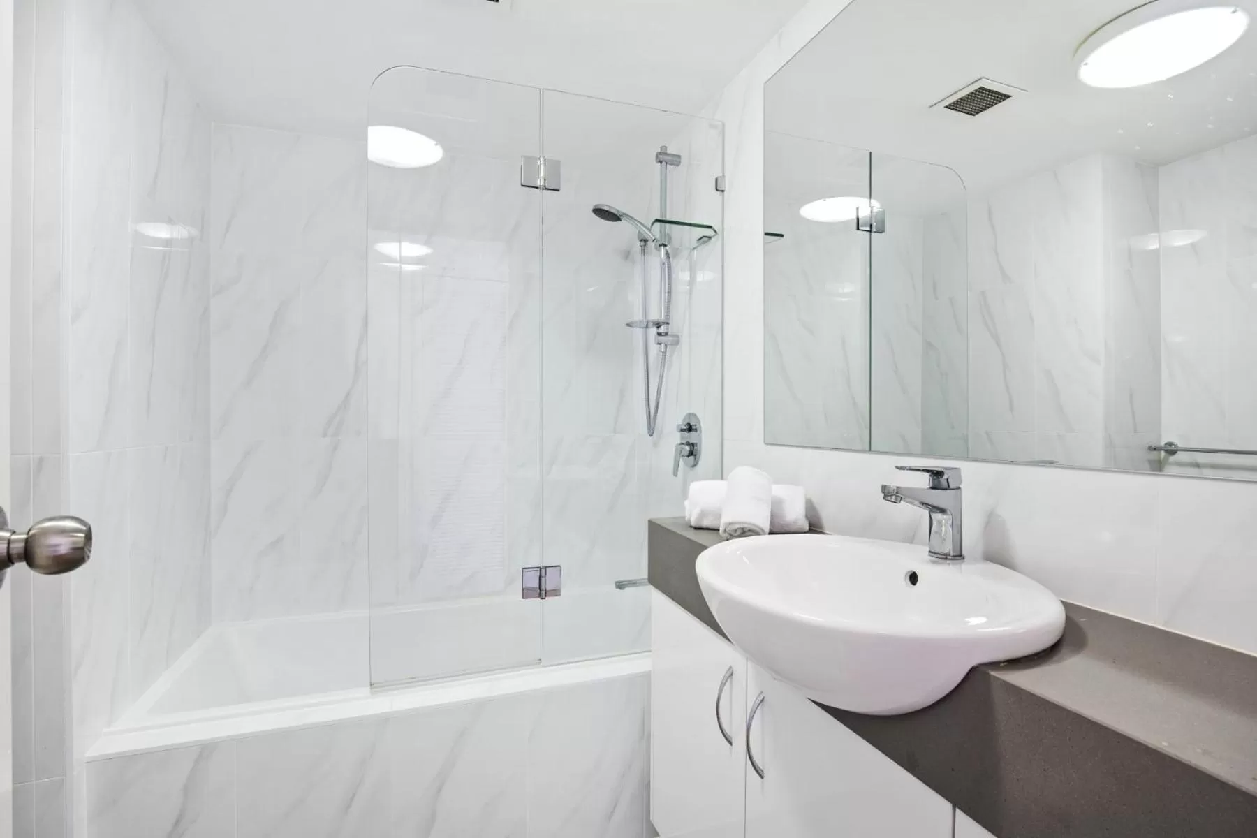 Shower in Kirra Palms Holiday Apartments