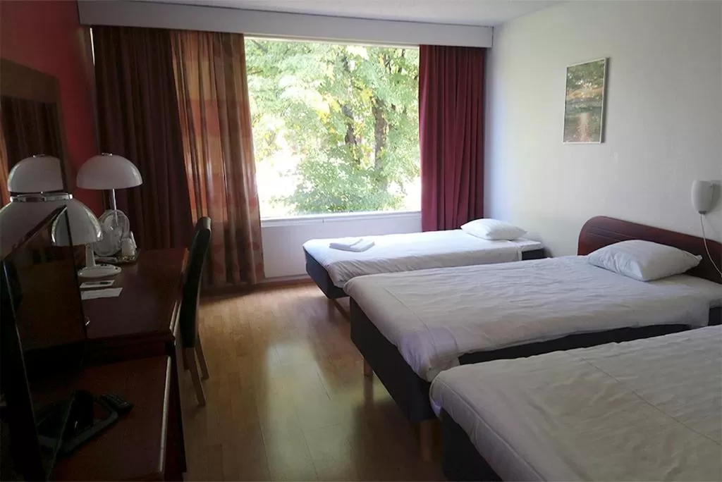 Bed in Finlandia Hotel Isovalkeinen