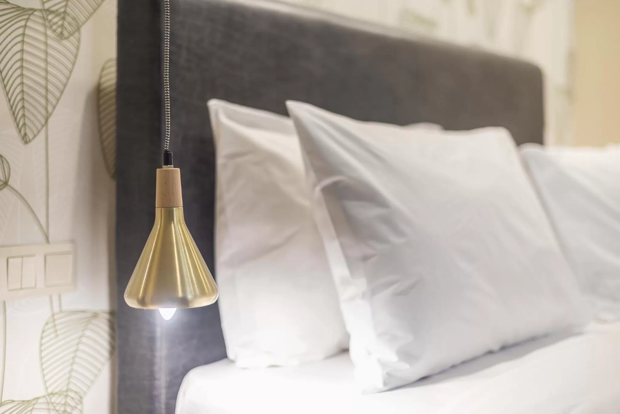 Bed in Athens Lights