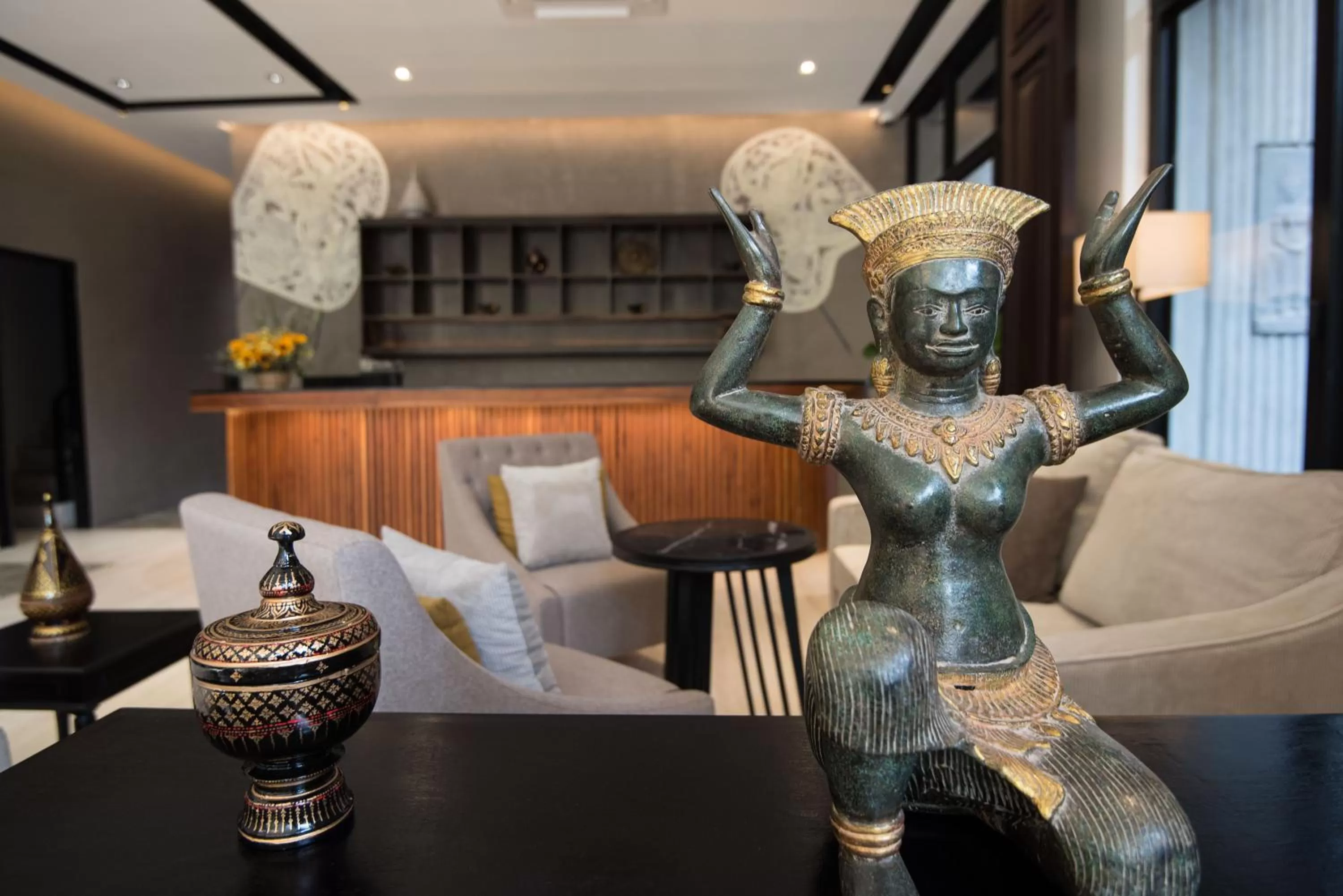 Decorative detail in GLOW PARK HOTEL Grand Royal Palace