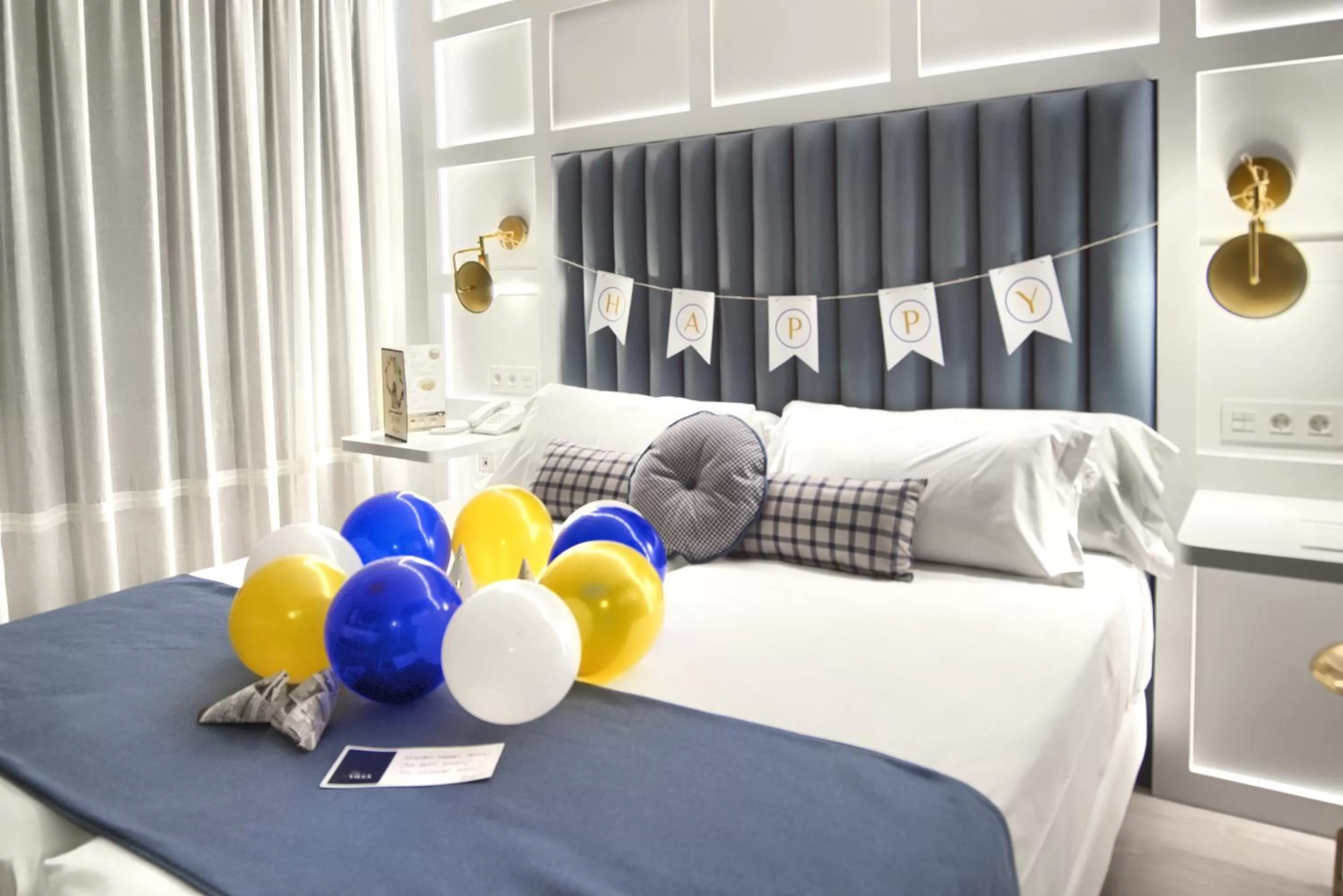 Decorative detail, Bed in Hotel Luze El Villa