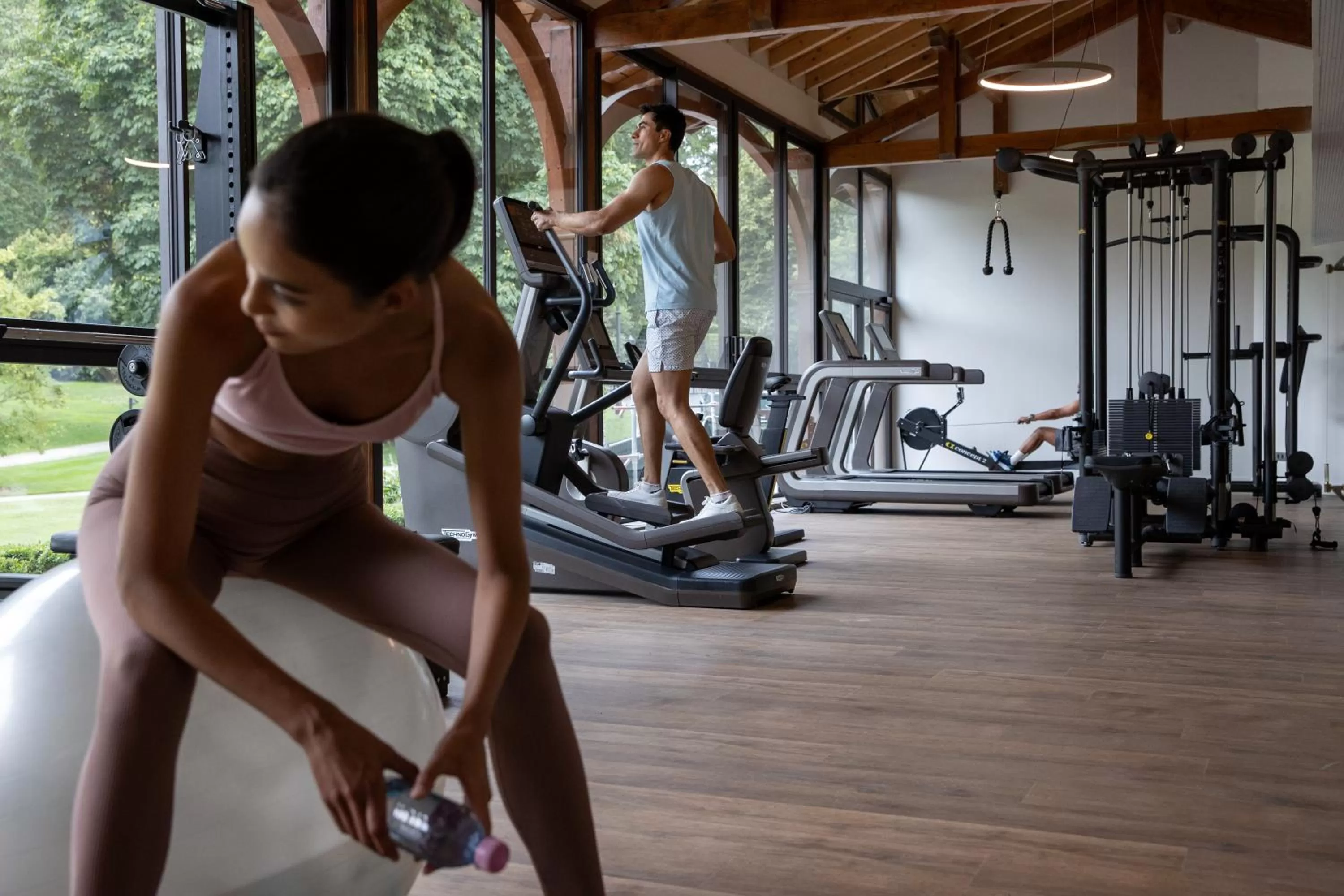 Fitness centre/facilities in Hôtel Royal